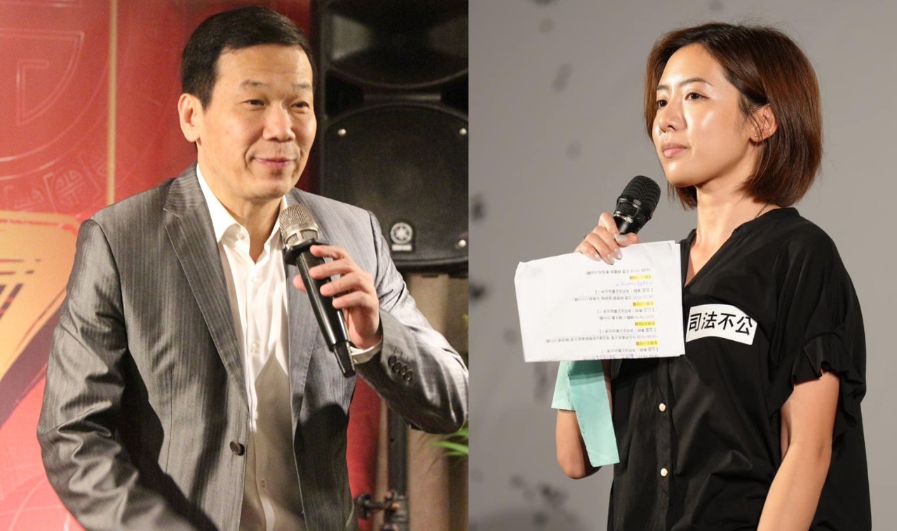 黃瀞瑩透露在去年選舉期間曾經歷鍾小平瘋狂連環扣，想要尋求民眾黨站台。（翻攝黃瀞瑩、鍾小平臉書粉專）