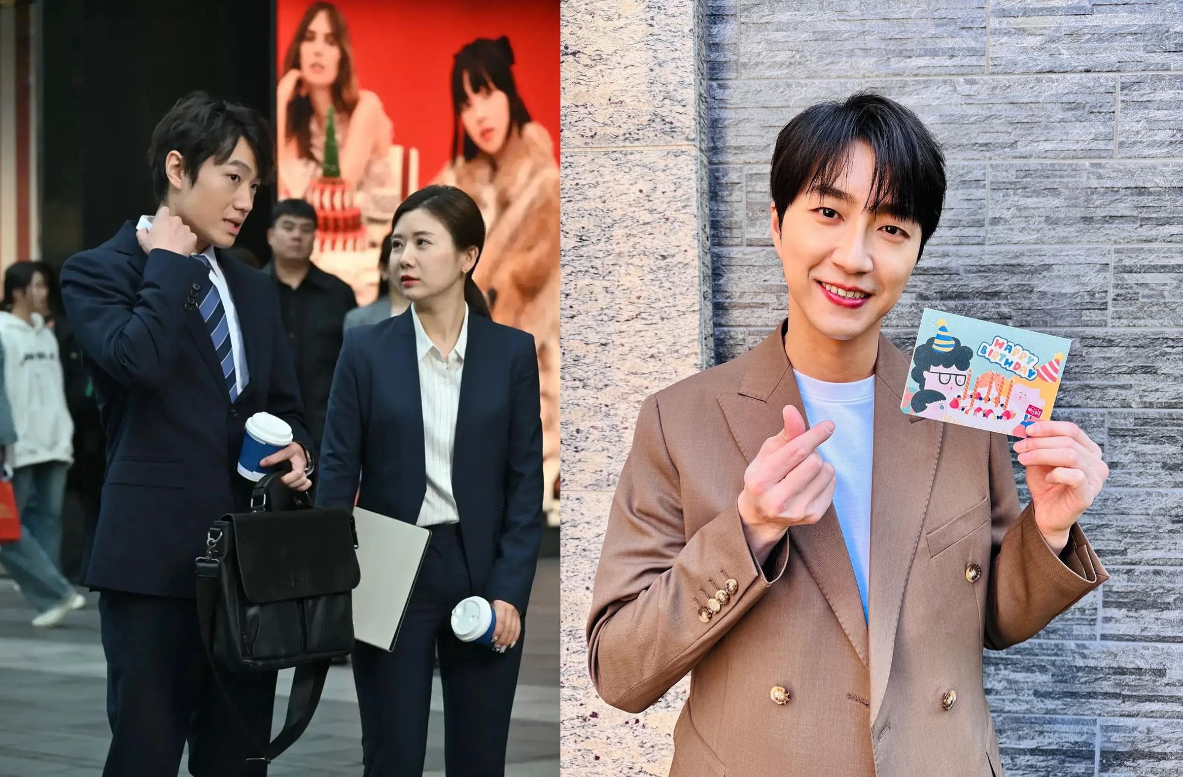 福原愛拍中國大陸的大外宣影片,前夫江宏傑(右)則與兩個小孩剛共度了36歲生日。(翻攝網路)