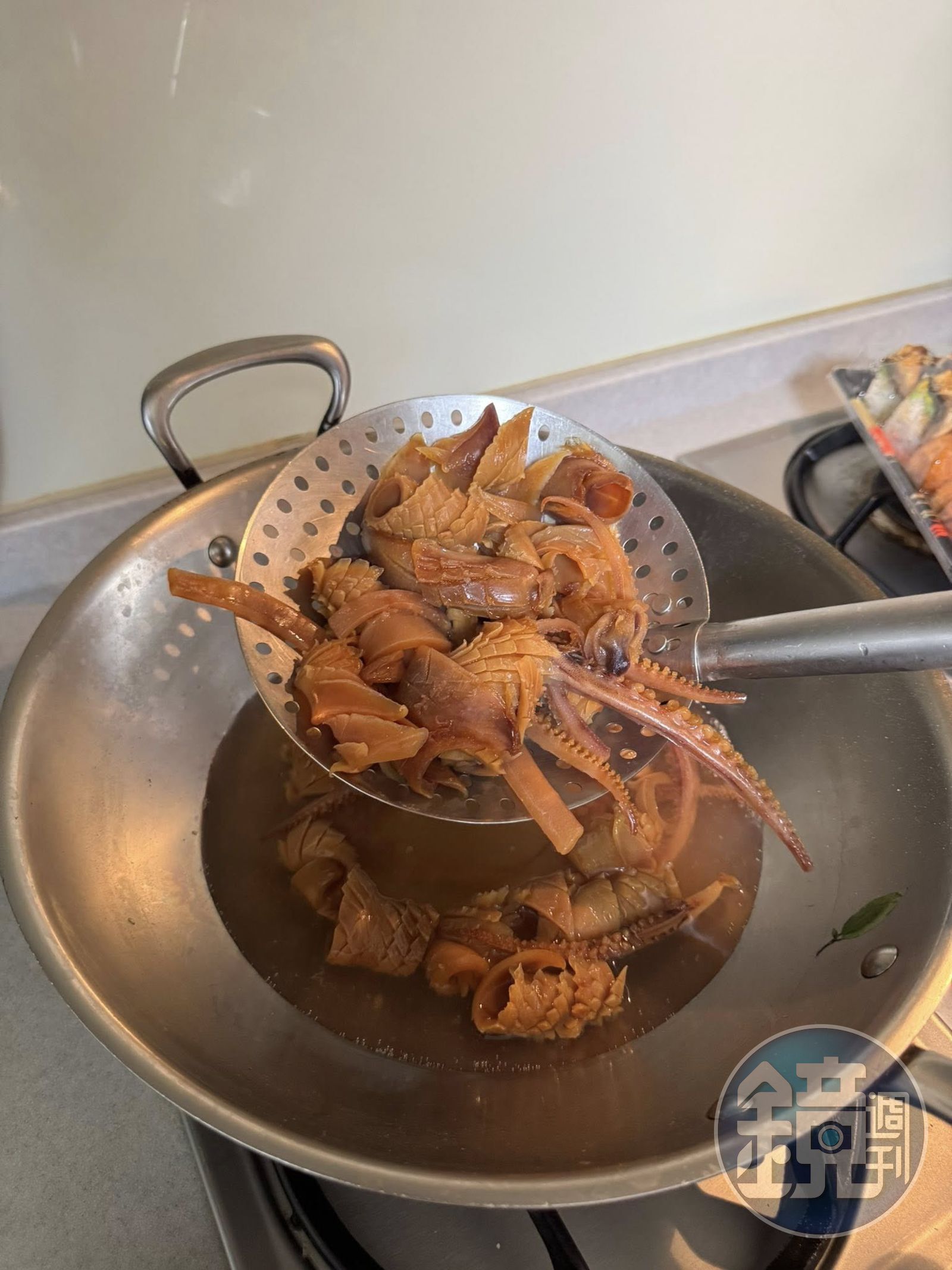 沸騰後馬上撈起。