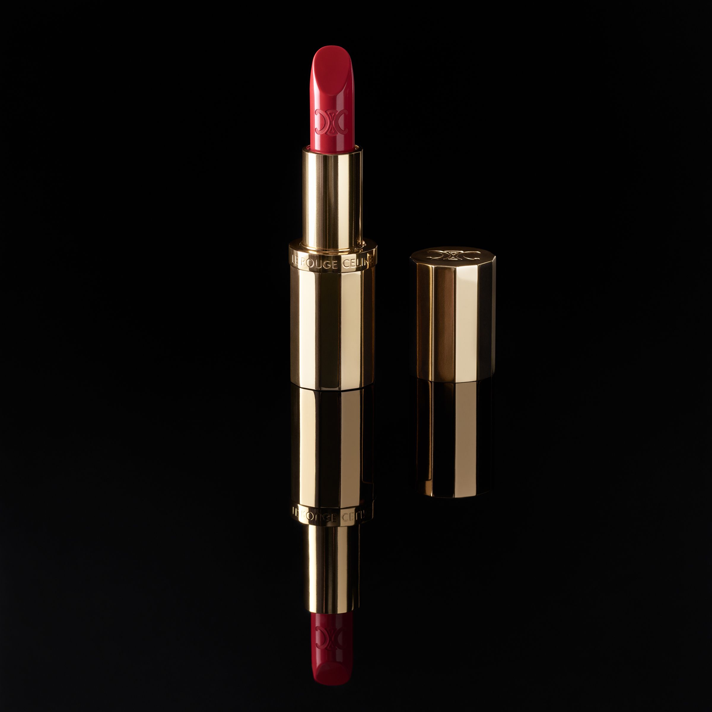CELINE LE ROUGE TRIOMPHE唇膏為2024年秋季首發產品。（CELINE提供）