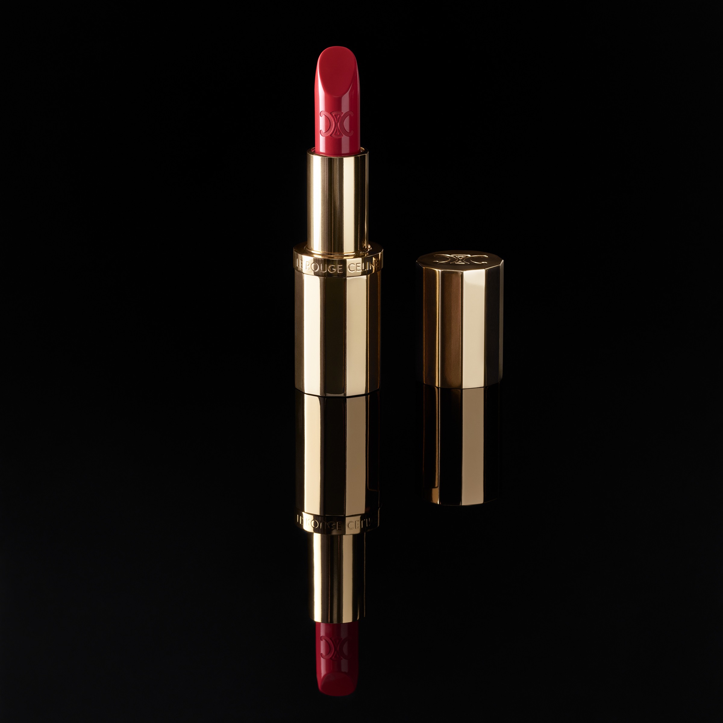 CELINE LE ROUGE TRIOMPHE唇膏為2024年秋季首發產品。(CELINE提供)