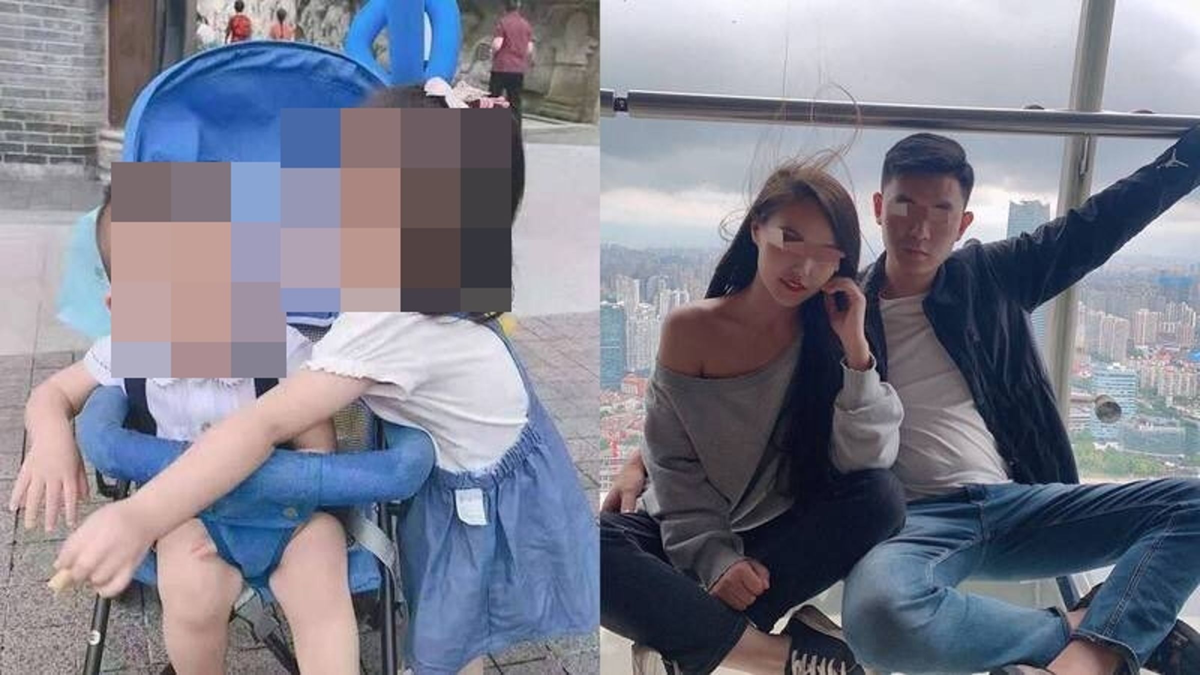 陸男張波為了跟小三葉誠塵結婚,親手將親生子女拋下高樓致死,最後2人被判死刑。(翻攝X@carl_2003)