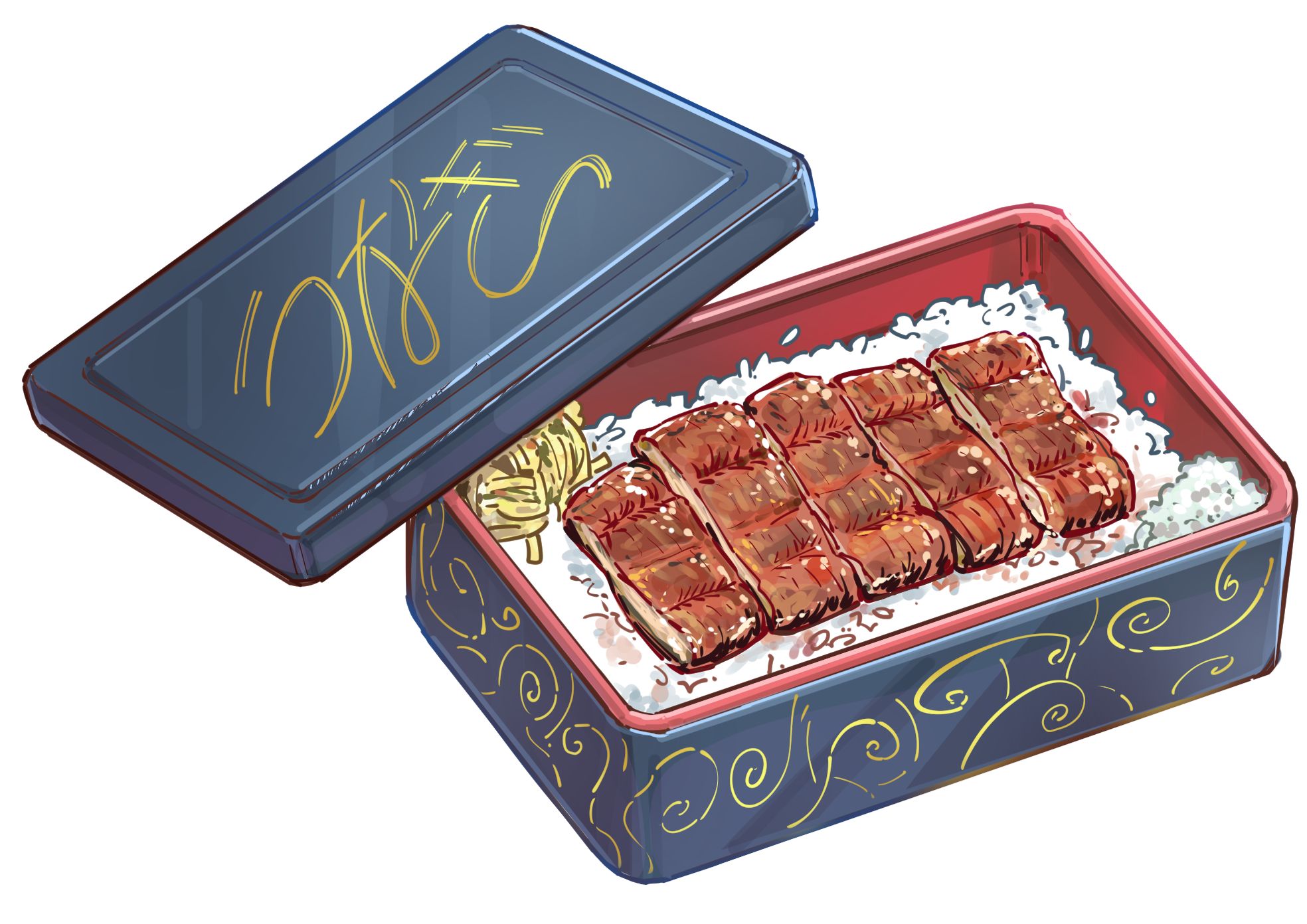 清水在臉書上也時常繪製食物與讀者分享。（清水提供）