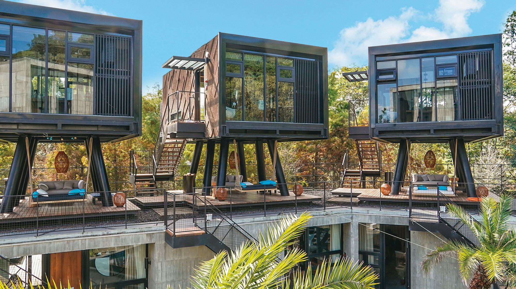 位於日月潭的遊獵行腳共有36間房，吸引不少頂級品牌包場辦活動。（萊特休閒事業提供）