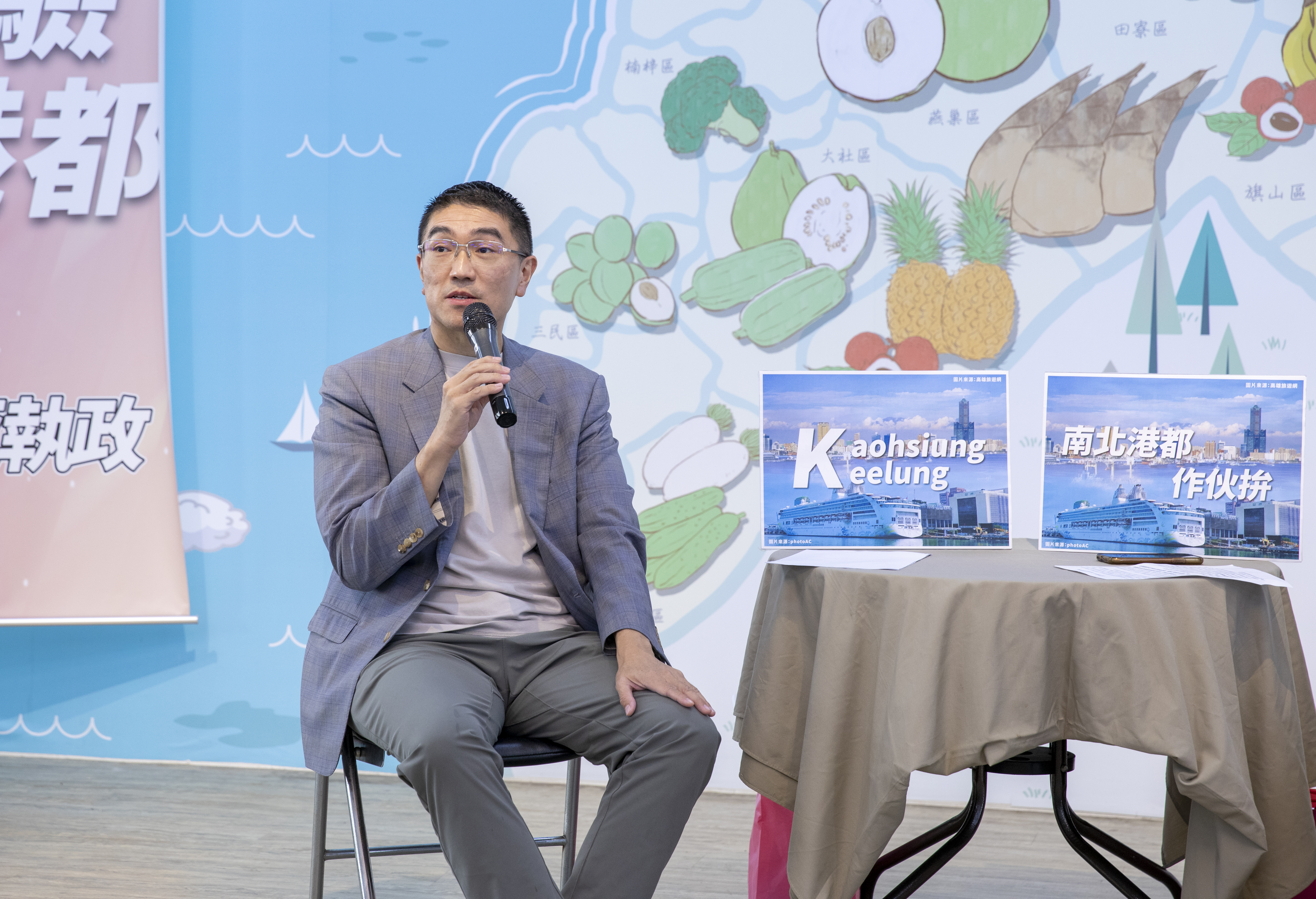 面對市議員質疑向中國輸誠，謝國樑回應，這句話（反對台獨）是兩岸對話的基礎。（本刊資料照）