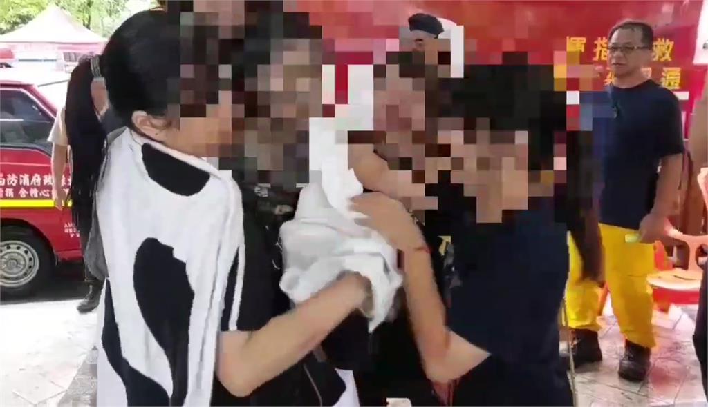 失聯超過1天的6歲女童在今日下午順利平安獲救。（屏東縣消防局提供）