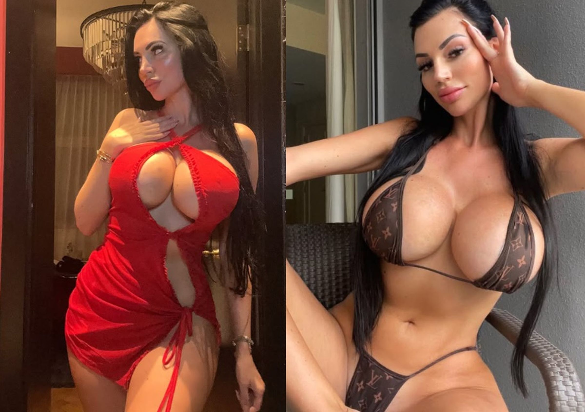 德國網美伊馮娜靠胸前的巨乳,讓她一年賺進上千萬台幣。(翻攝自IG@yvonne_bar_)