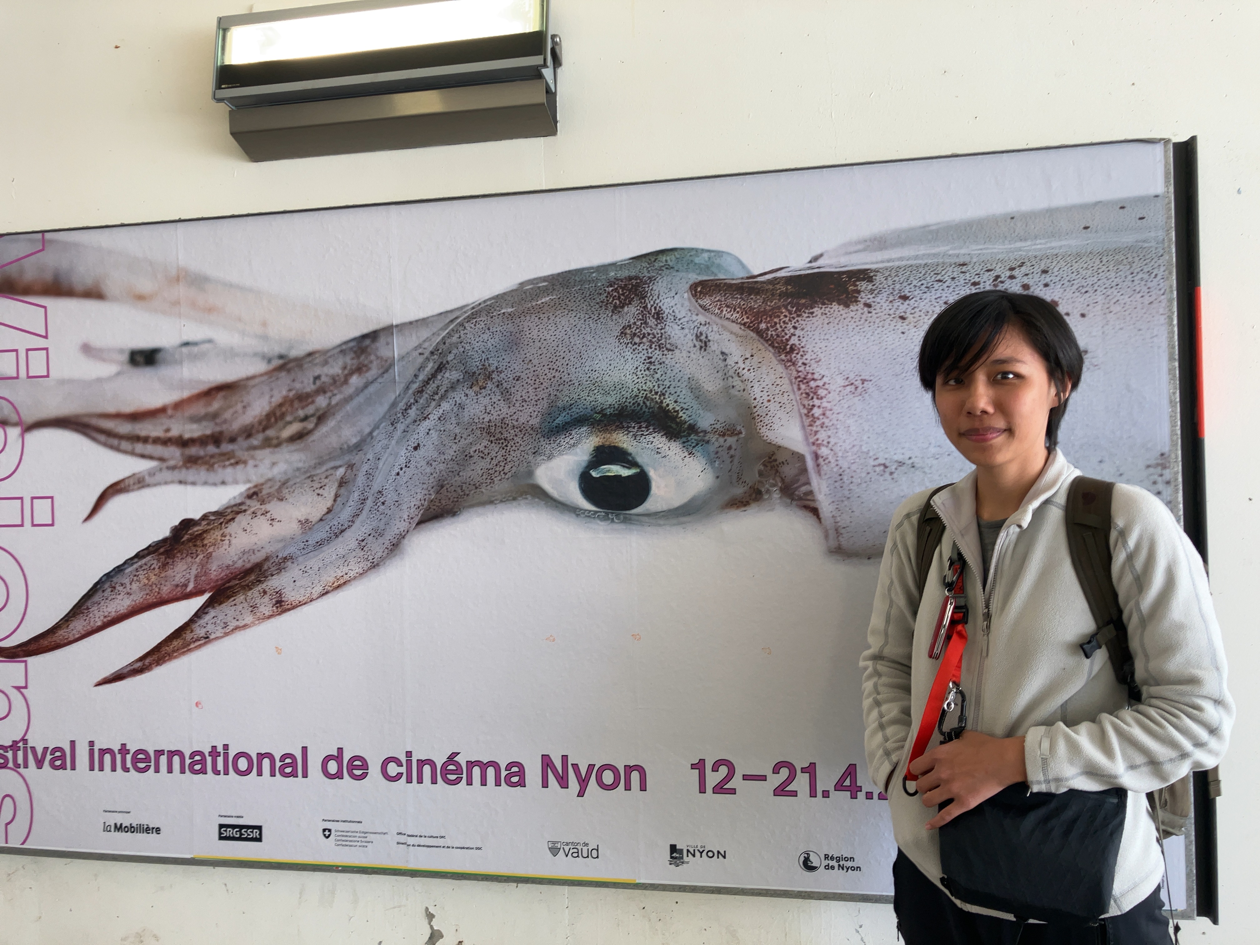 《雪水消融的季節》導演羅苡珊隨片出席瑞士真實影展。（羅苡珊提供）