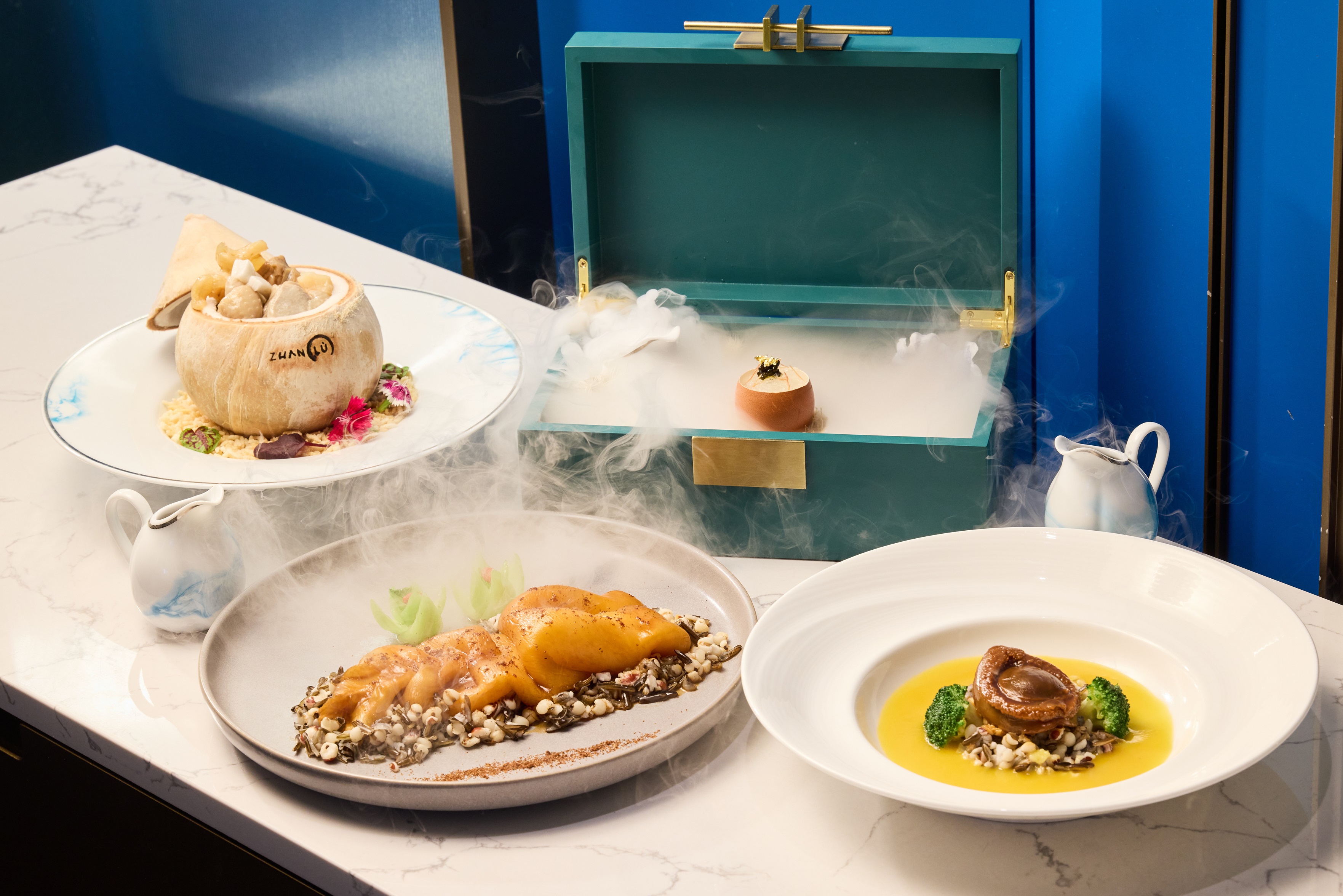 高雄洲際酒店二樓的「湛露中餐廳」推出四道全新菜色。