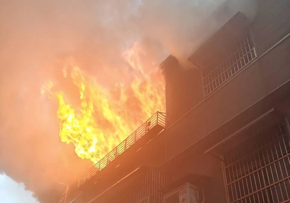 桃園中壢一處民宅發生火警，造成35歲黃姓女子與4名孩童不幸身亡。（桃園市消防局提供）