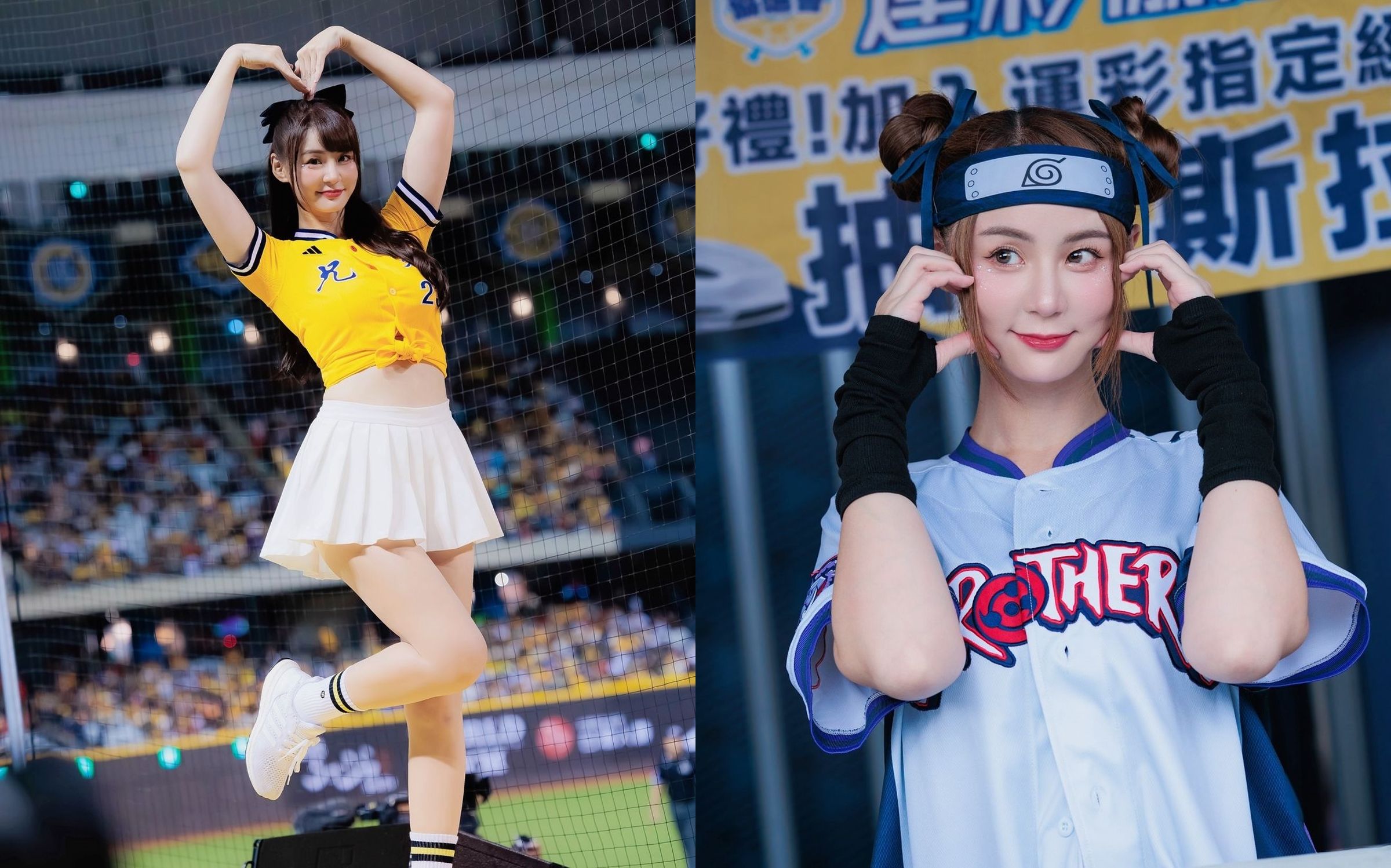 短今是中信兄弟啦啦隊「Passion Sisters」的人氣成員,高挑的火辣身材十分引人注目。(翻攝IG@sammie_923)
