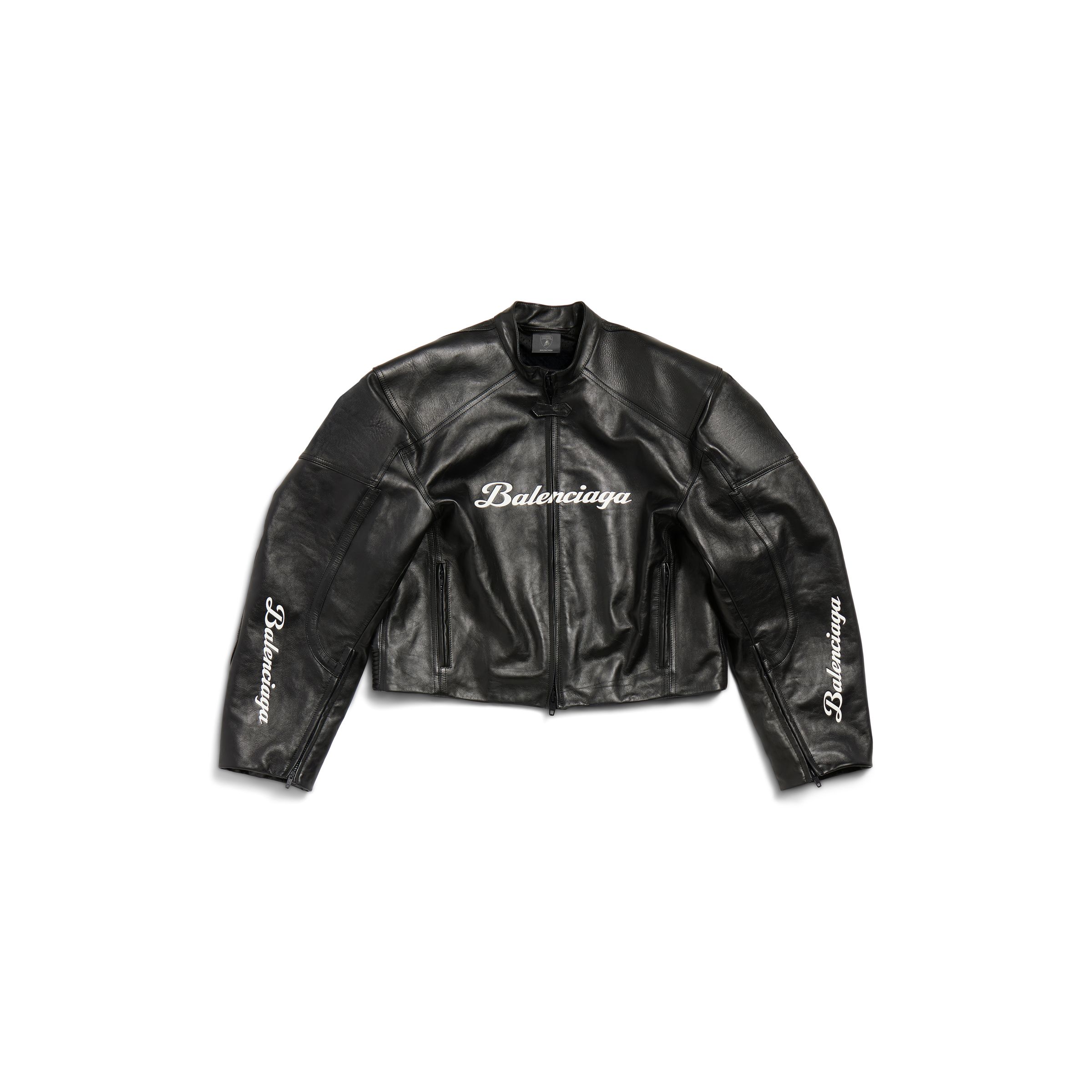 BALENCIAGA | Automobili Lamborghini皮夾克。價格店洽（BALENCIAGA提供）