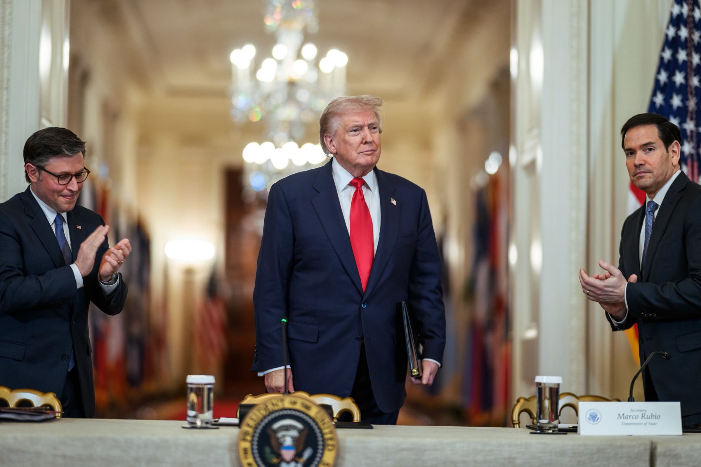美國總統川普揚言拿下古巴。(翻攝X@WhiteHouse)