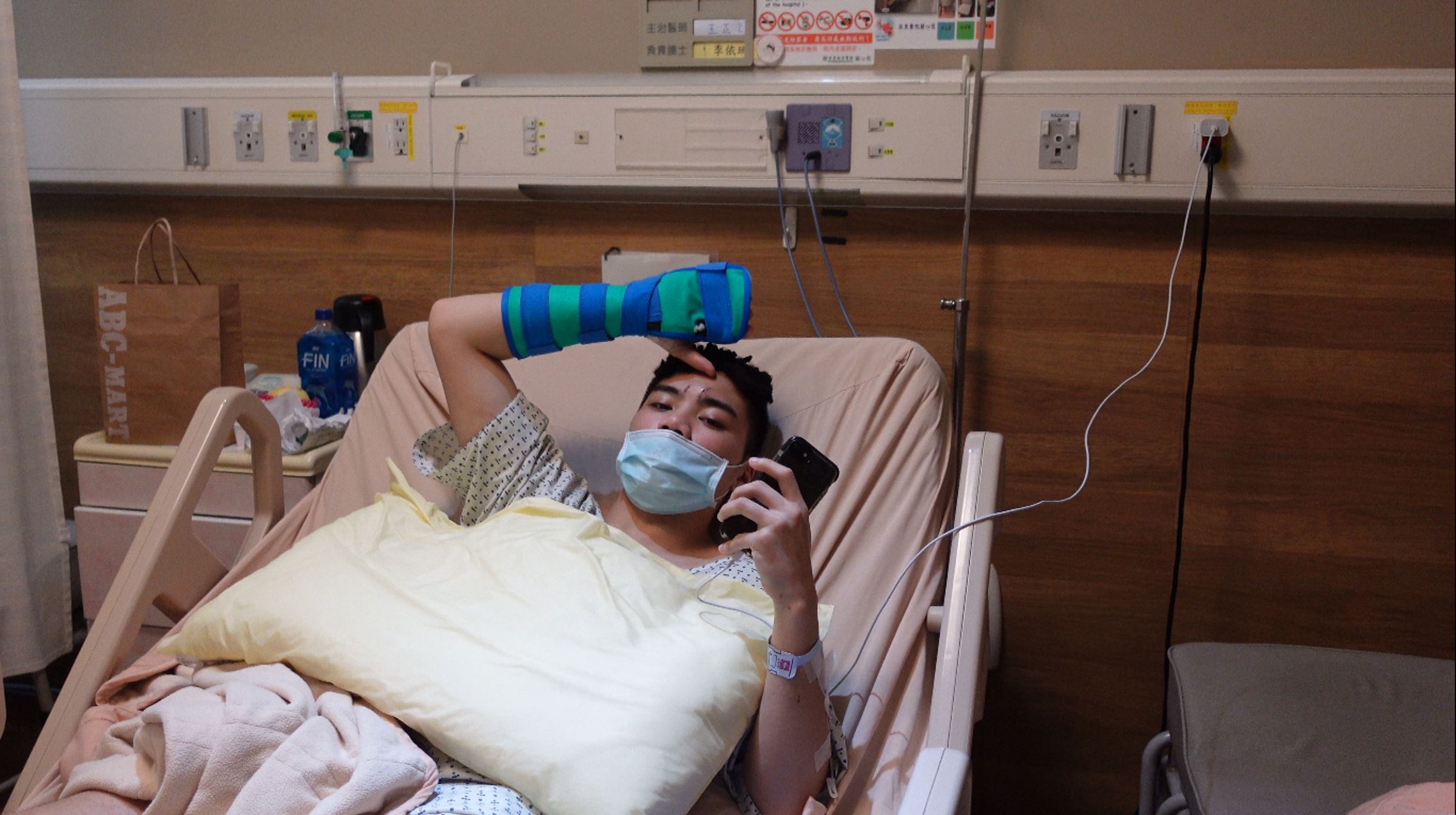 劉力臣高三時發生車禍，毀掉拳擊手生涯，但之後轉換跑道攻讀社工。（舊視界文化藝術提供）