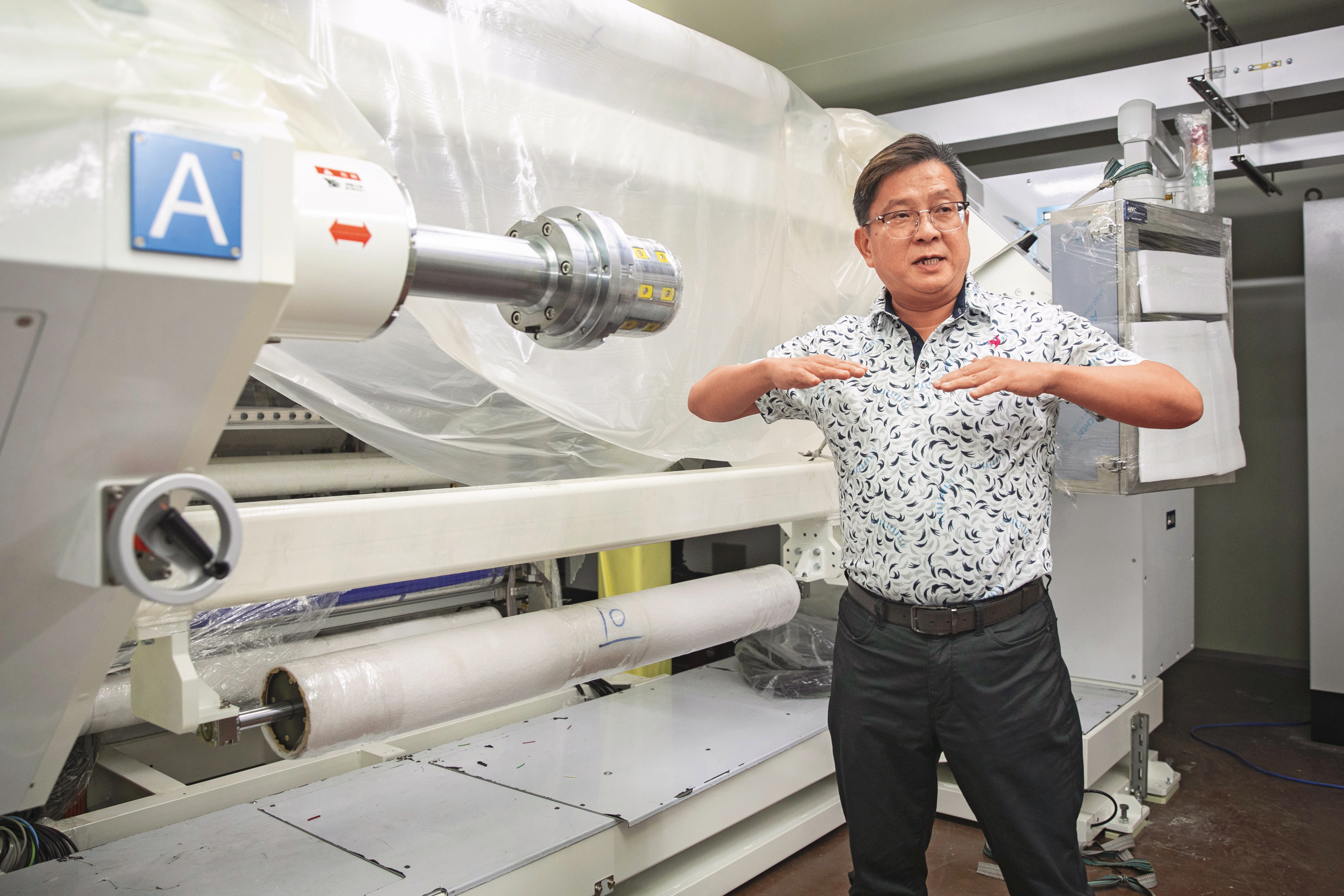 碩正董事長楊允斌透露,目前離型膜產能幾乎都被大廠包下。