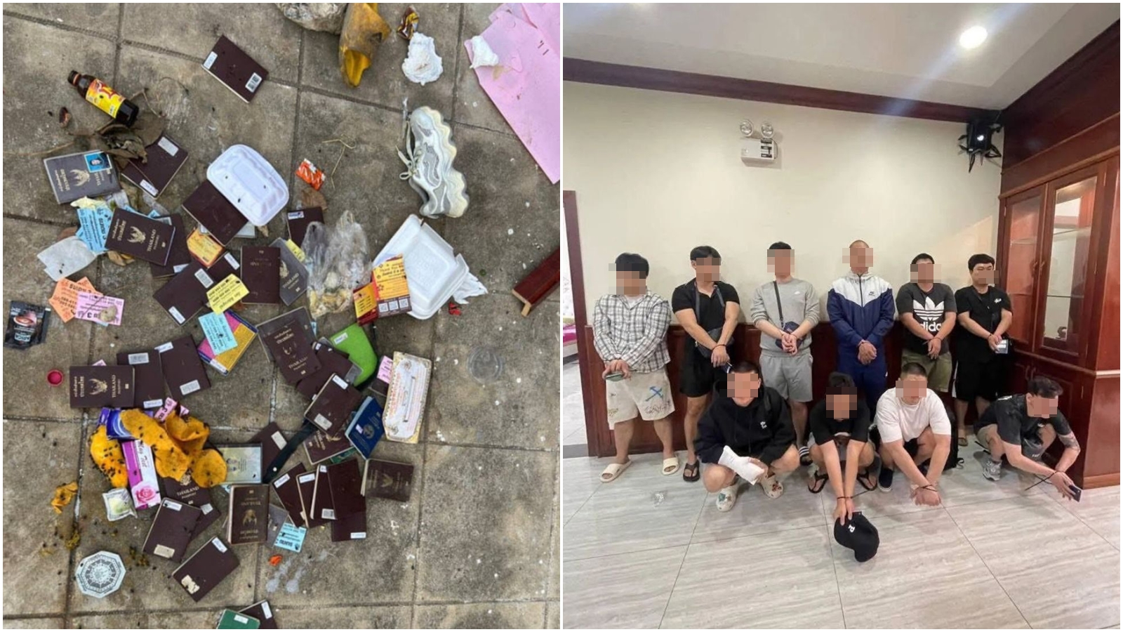 柬埔寨已淪為詐騙溫床，不僅街頭出「護照山」，也有韓網友曝光出賣國人的犯罪者照片。（翻攝自X@best181p、@King_James_Kim）