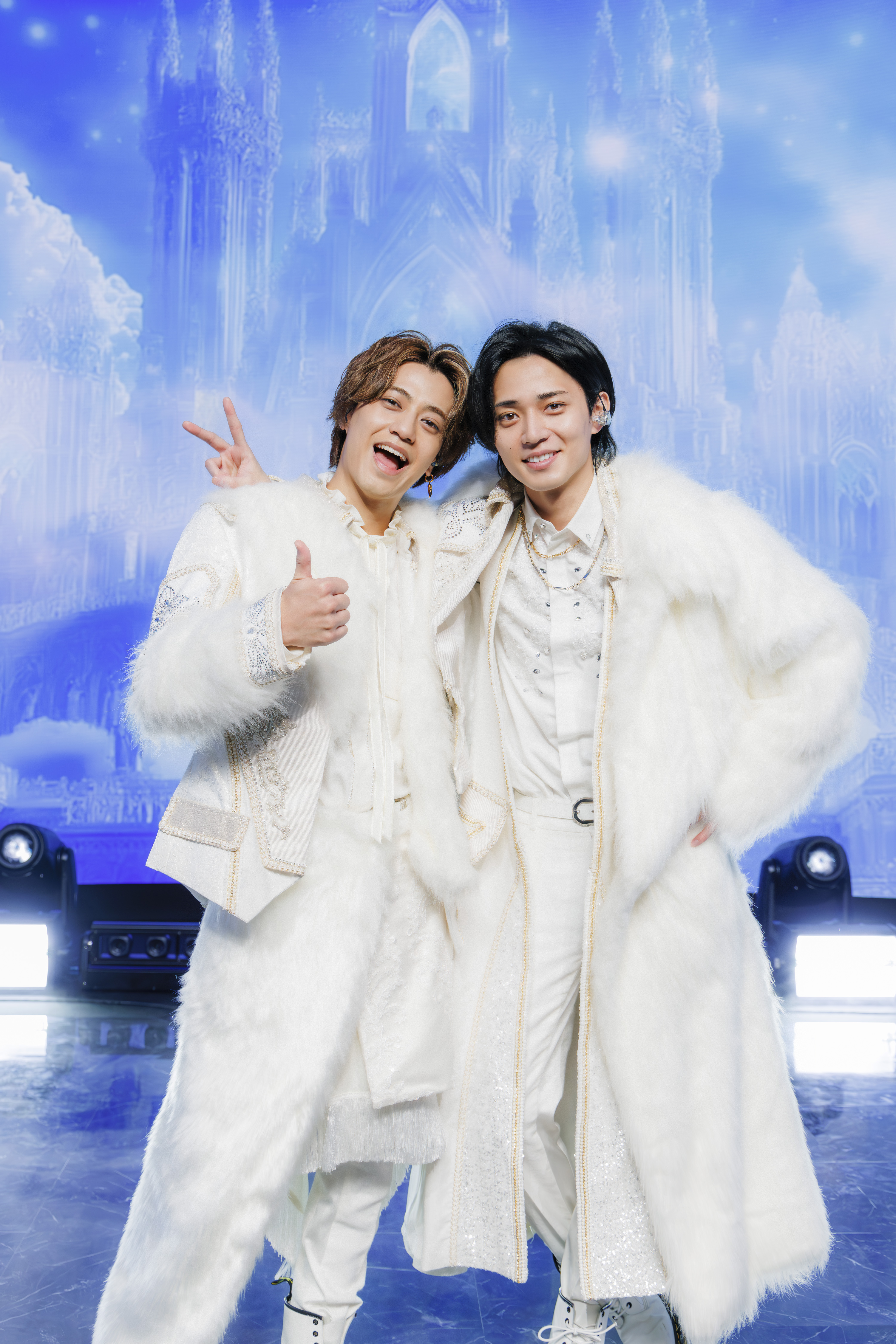 King & Prince永瀬廉與高橋海人許願今年能將他們的表演帶來台灣。（環球音樂提供）