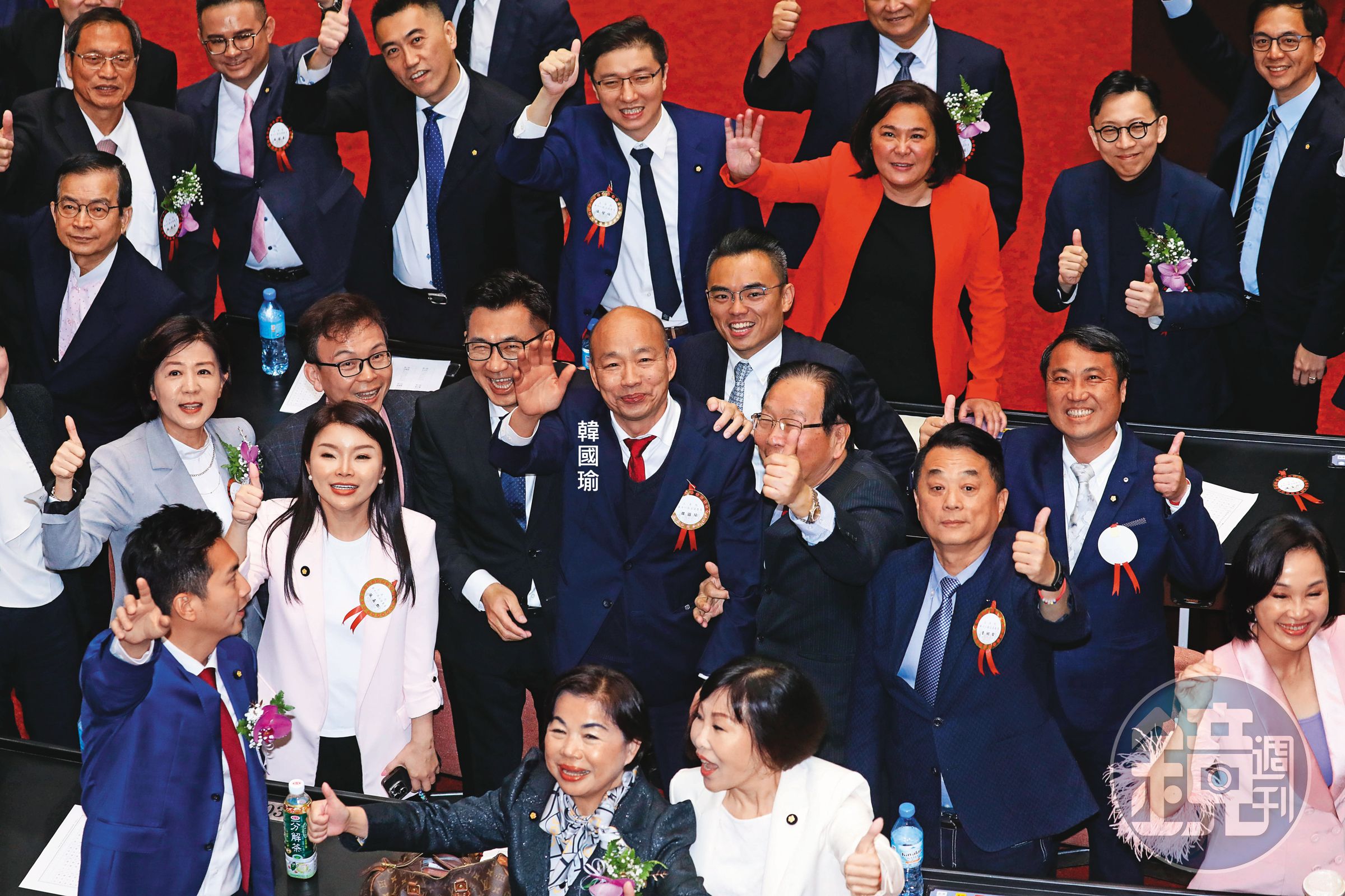 韓國瑜2個月前當選院長時深獲藍委愛戴，如今則進入磨合期。