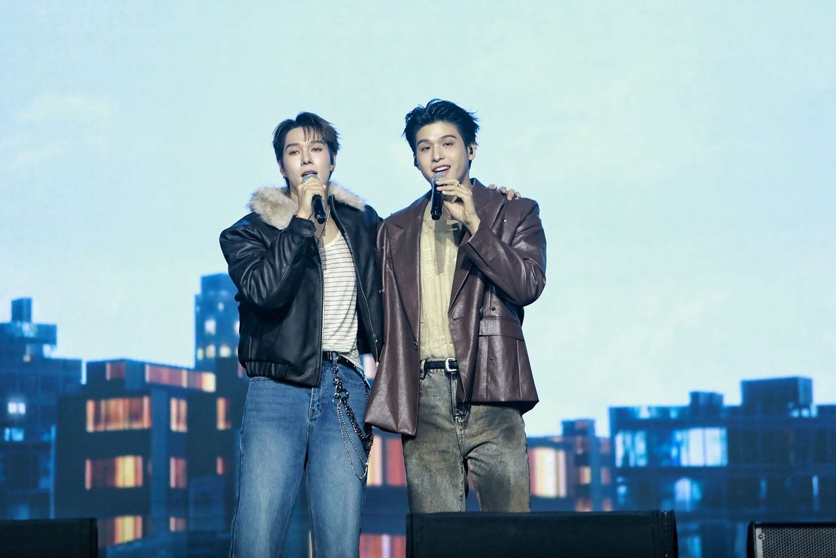 泰星Nani（右）因一則限動發文遭中粉抵制。（D-SHOW提供）