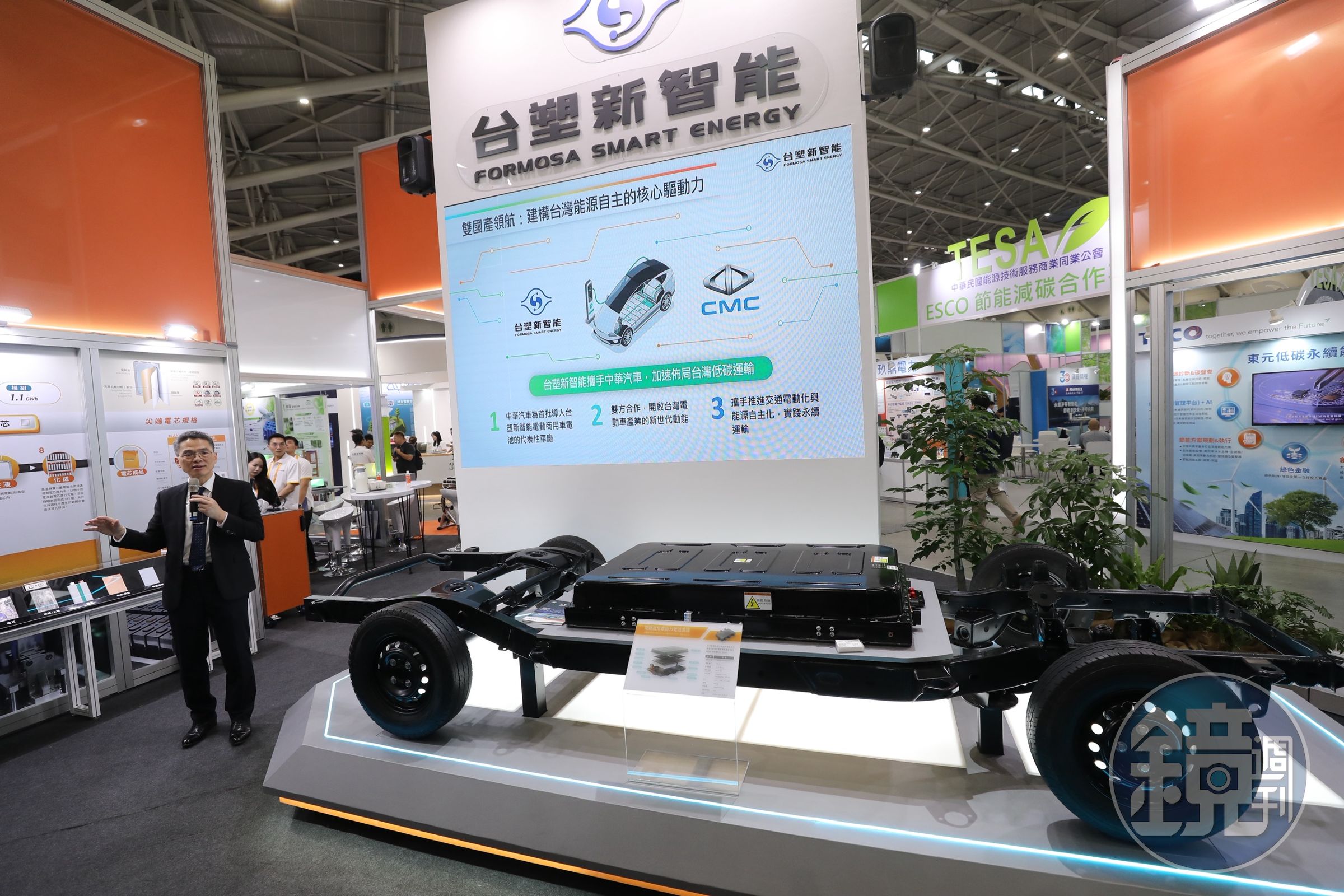 台塑新智能發表電動商用車動力電池。