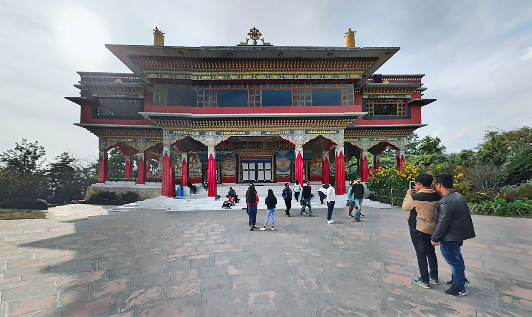 熊仁謙把A小姐帶到尼泊爾的普拉哈里寺（圖），並在香客房迷姦對方。（翻攝GoogleMaps）