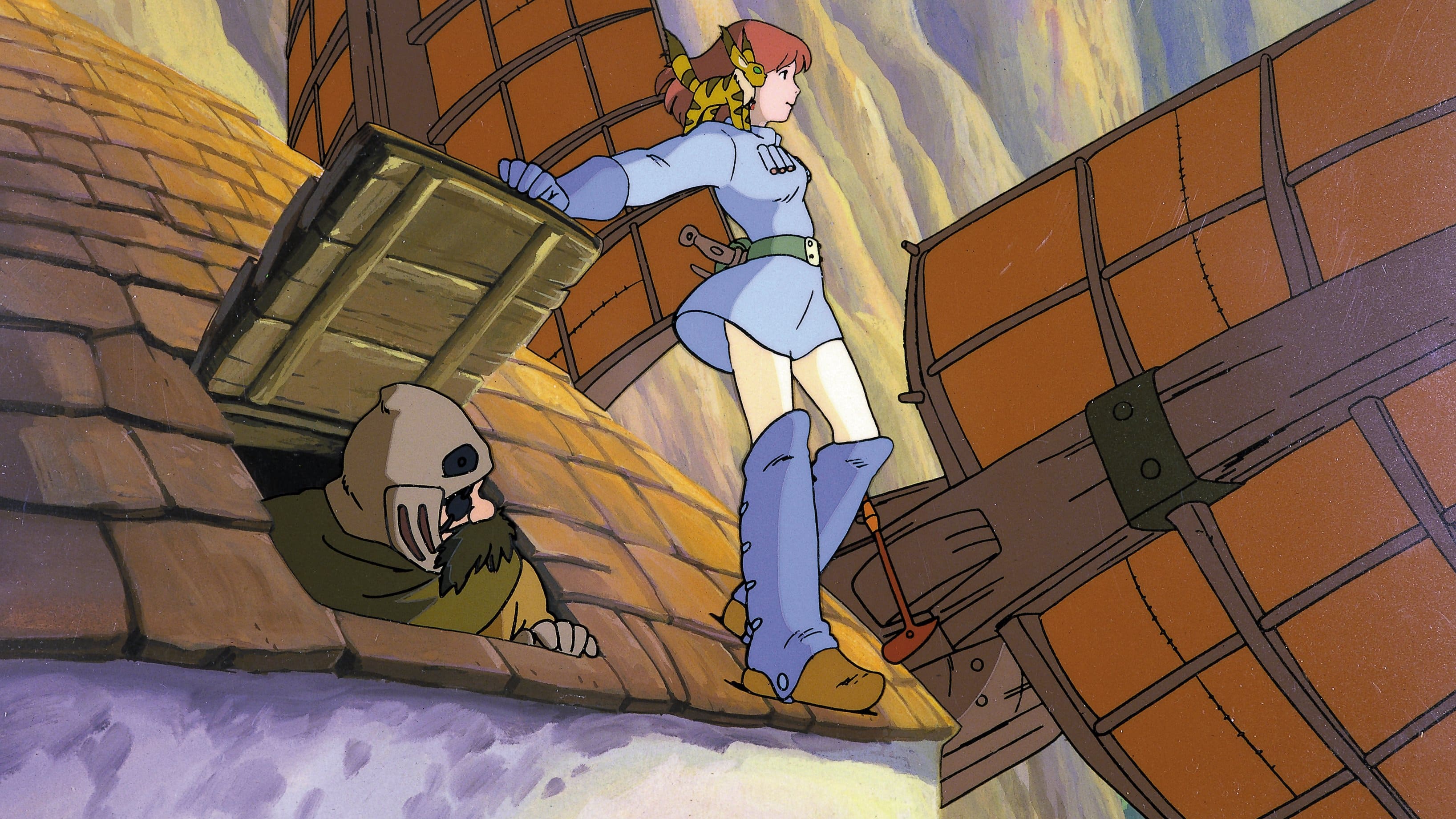 電影中「風之谷」因海風吹拂而不受腐海之毒侵擾。（甲上娛樂提供）