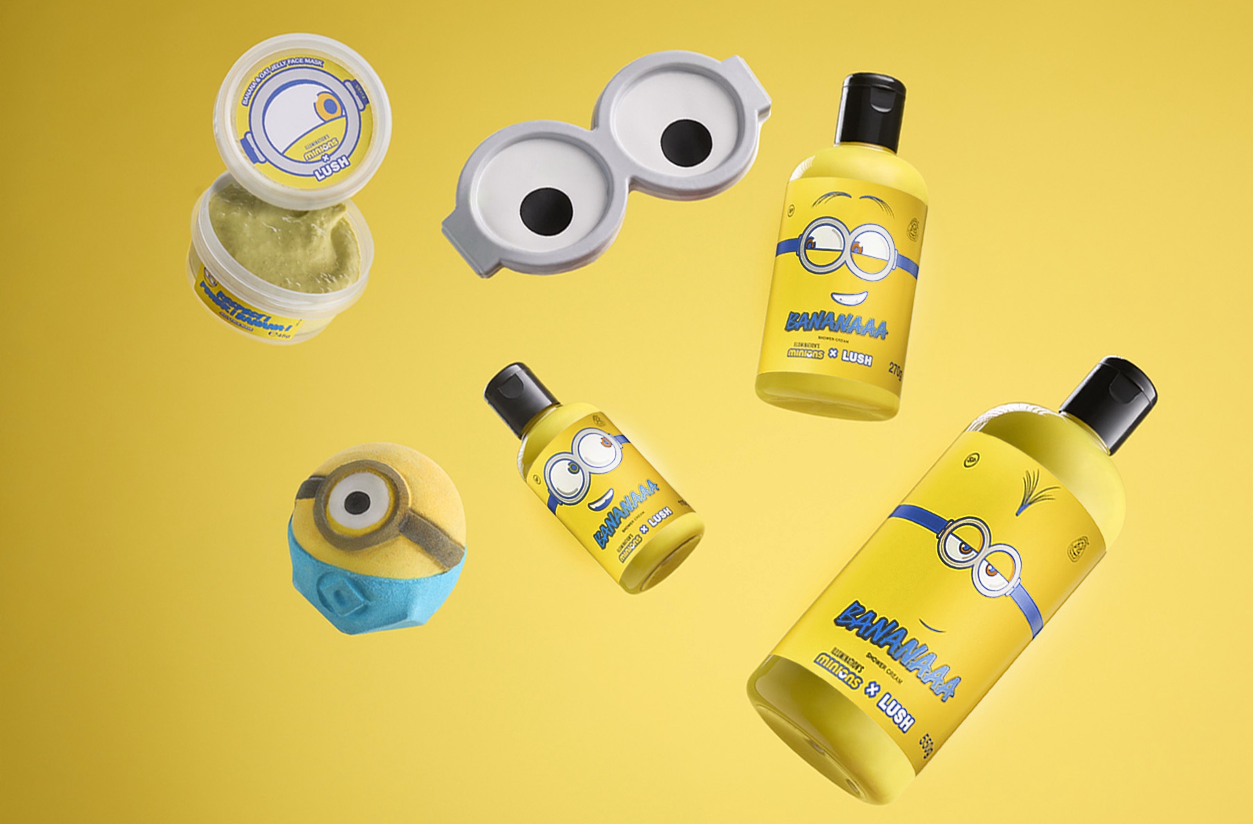小小兵Minions x LUSH限定系列好可愛啊！（嵐舒提供）