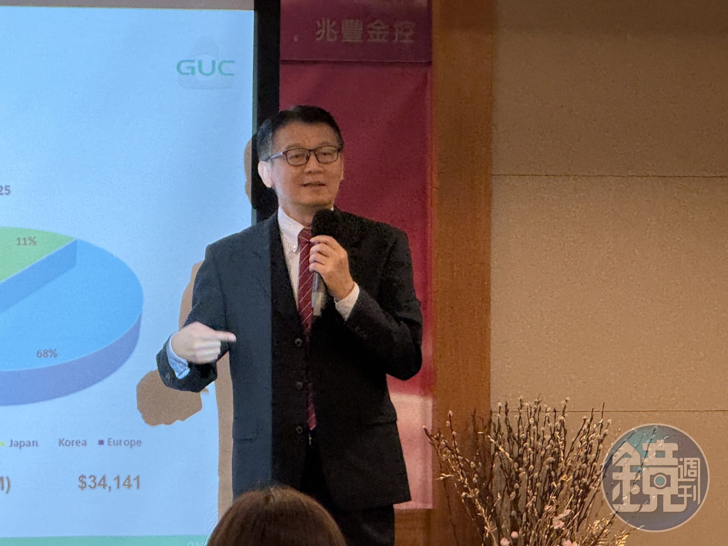 創意電子營運調整有成，總經理戴尚義看好今年來自高速運算的生意持續增長。