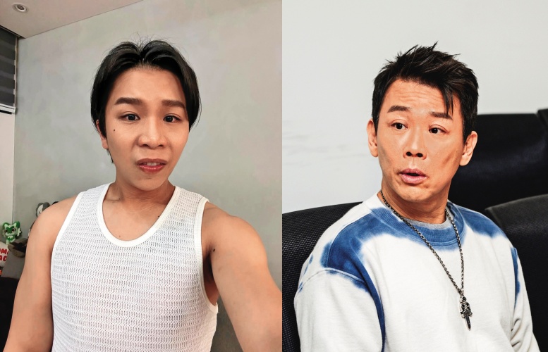 陶喆凍齡有術，猛一看還以為是《小姐不熙娣》的主持人派翠克（左圖）。（左翻攝自派翠克IG）