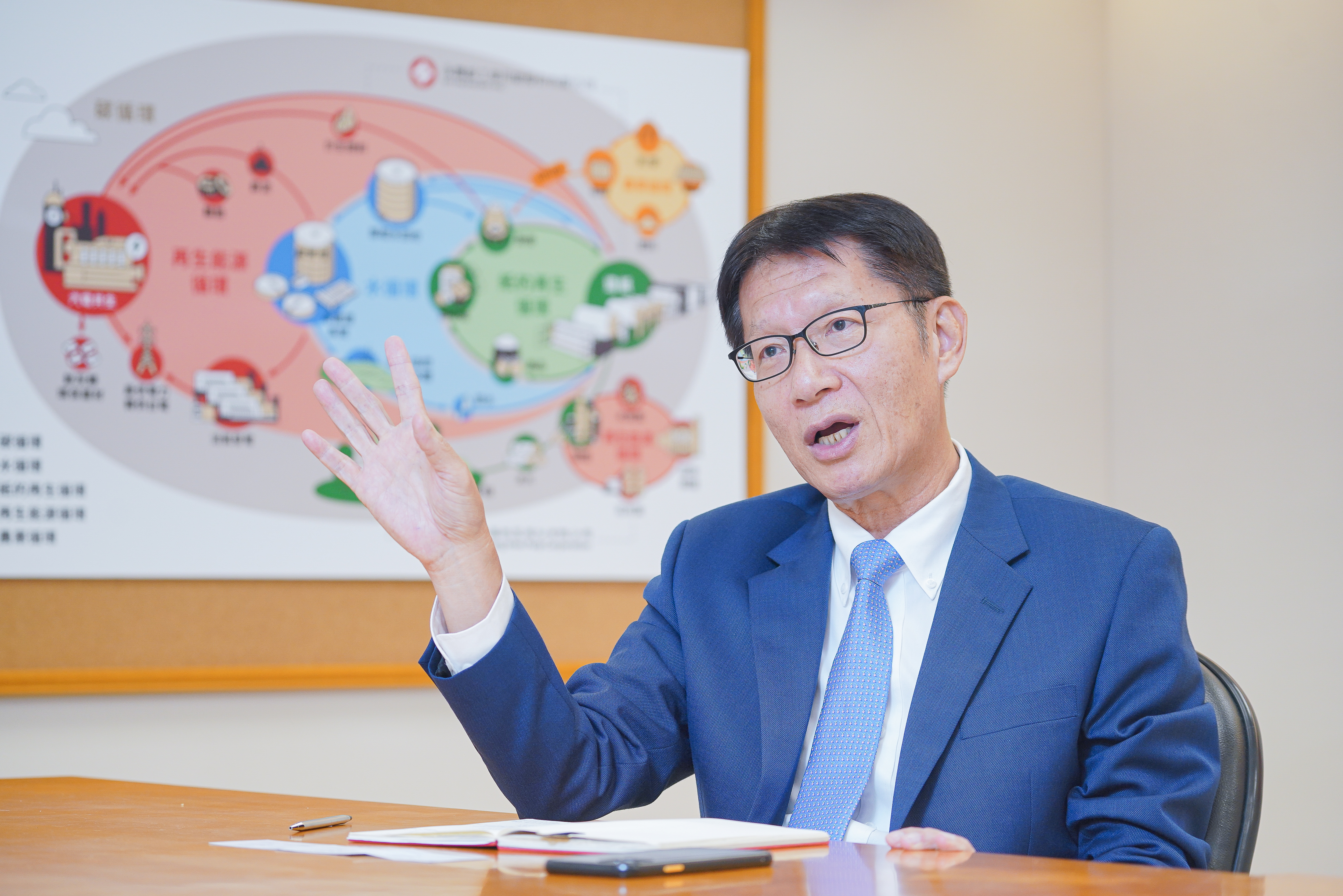 碳有價時代來臨，永豐餘投控董事長葉惠青呼籲國內企業不能滿腦子只想到轉嫁一途，而是得想方設法在營運成長的過程與碳脫鉤。