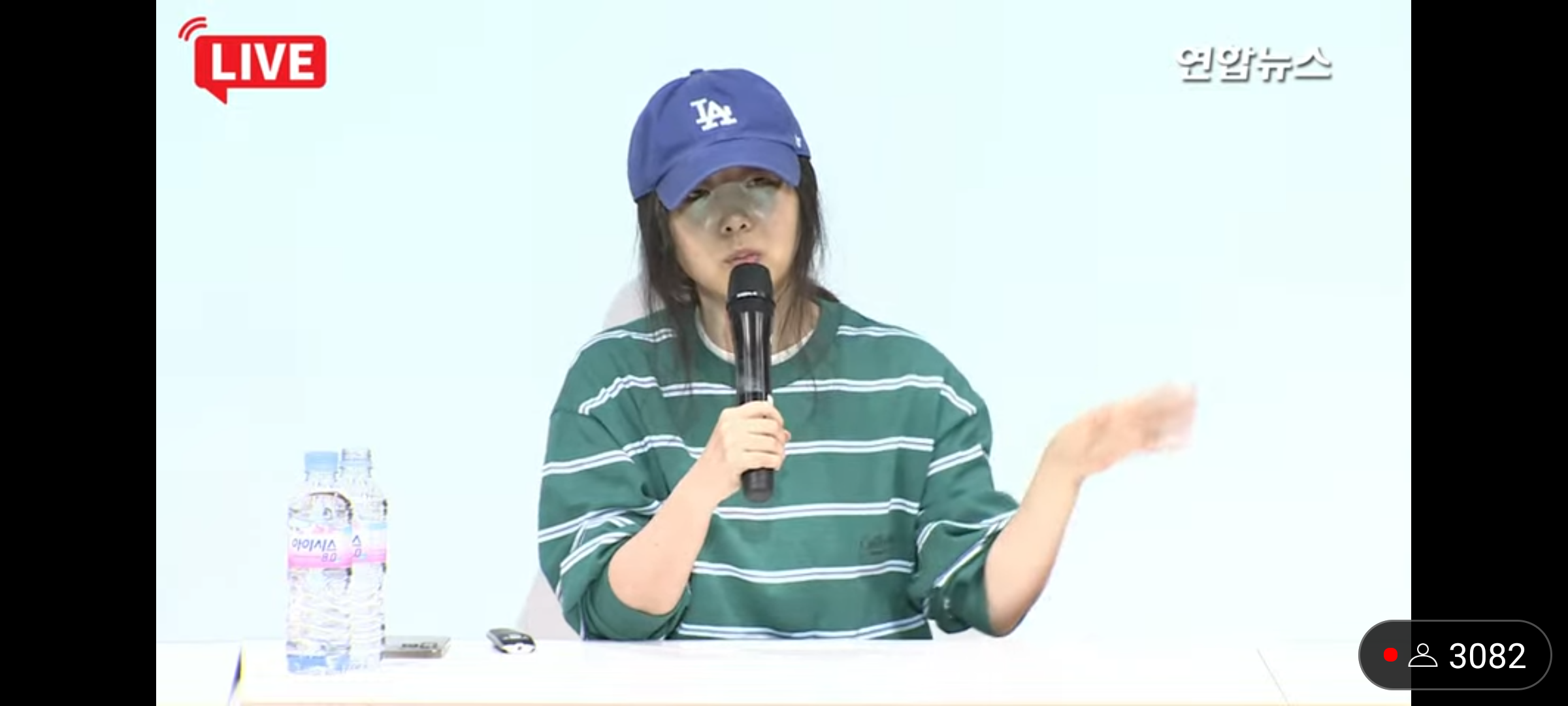 打造NewJeans的ADOR代表閔熙珍今(25日)舉辦記者會為自己澄清。(截圖自tongtongculture YT)