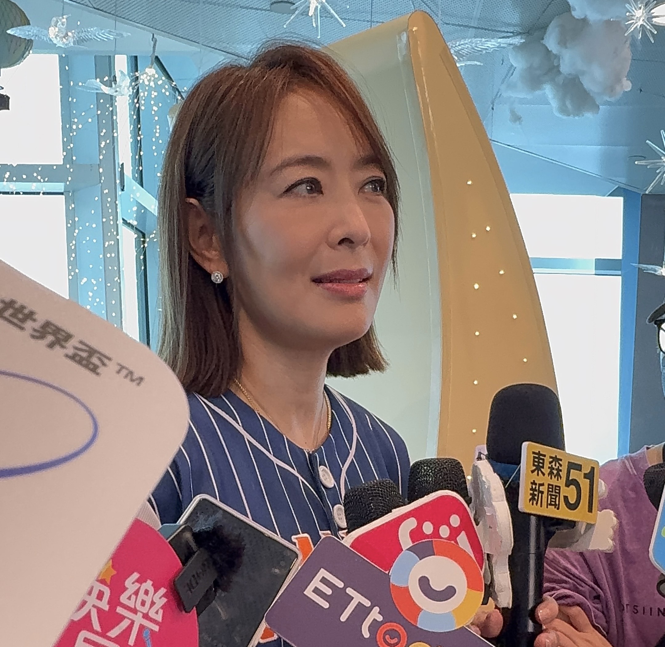 賈永婕為公益現身,被問到小S身心狀況一度忍淚。