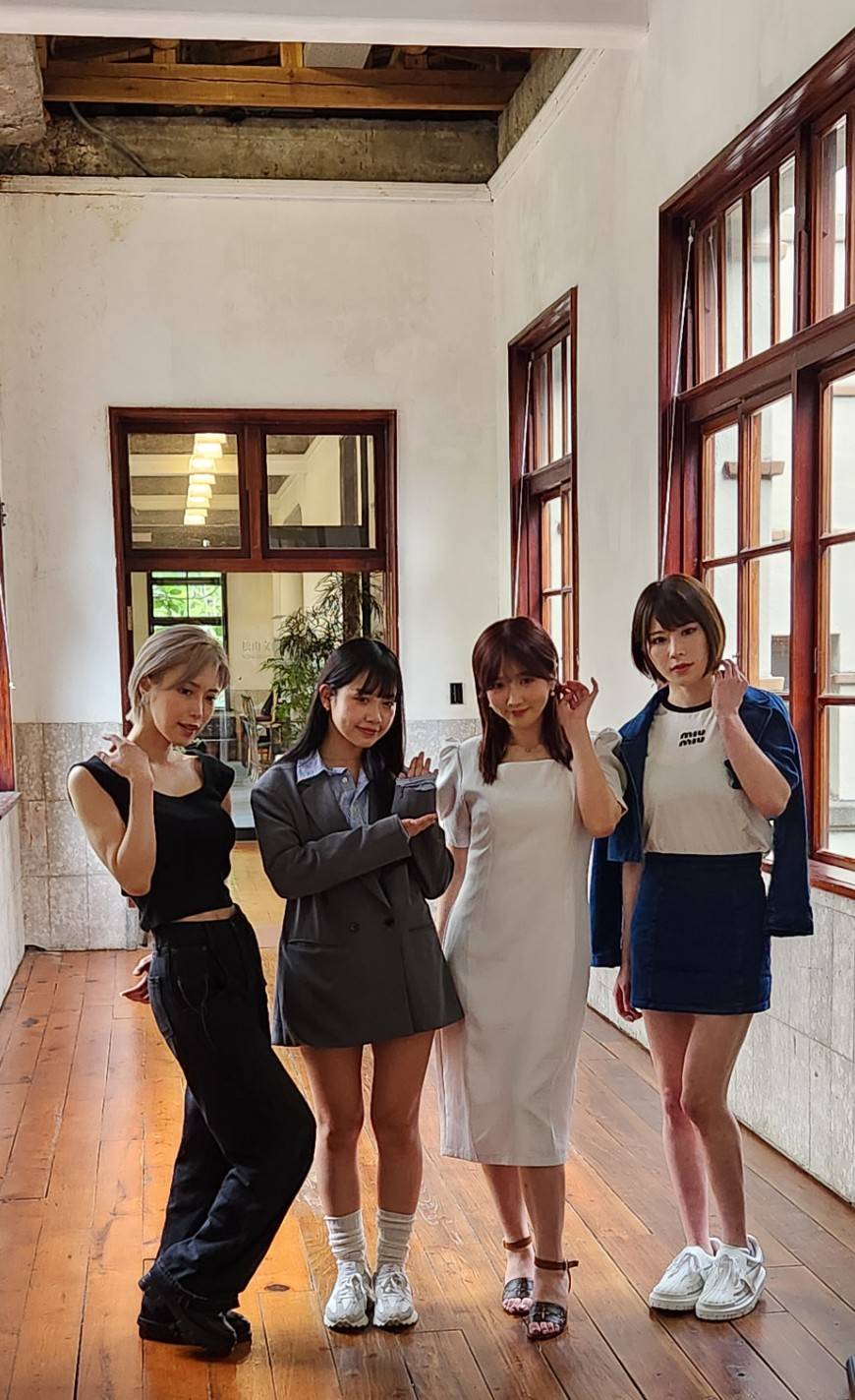 日本「挑逗女王」大槻響、「魔女教主」君島美緒  、「兇奴救贖」辻井穗乃果、與擁有中國血統的百仁花四姝一起參加本次TAE成人展。（東櫻提供）