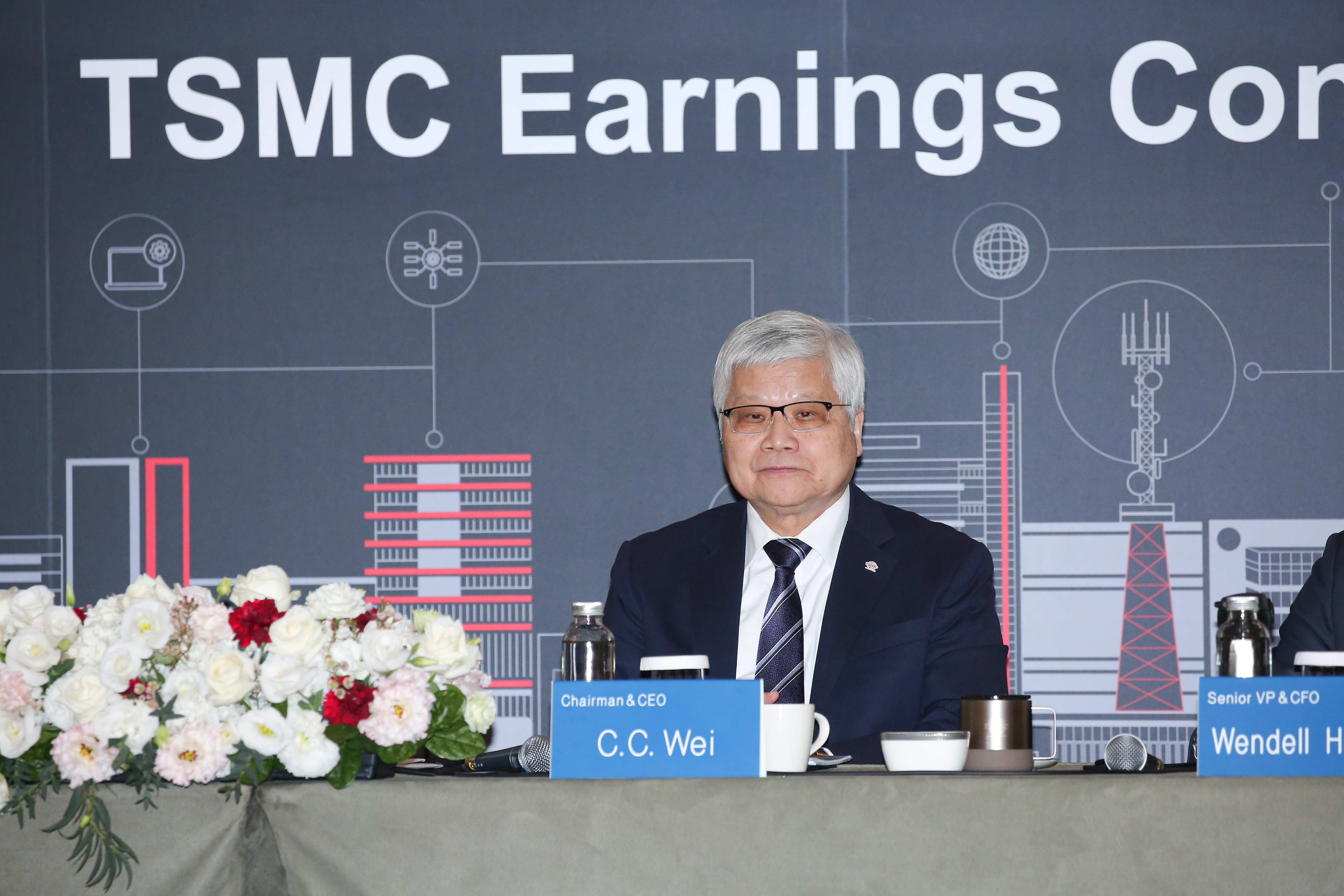 台積電第一季業績和第二季展望雙雙優於預期。圖為台積電董事長魏哲家（本刊資料照）