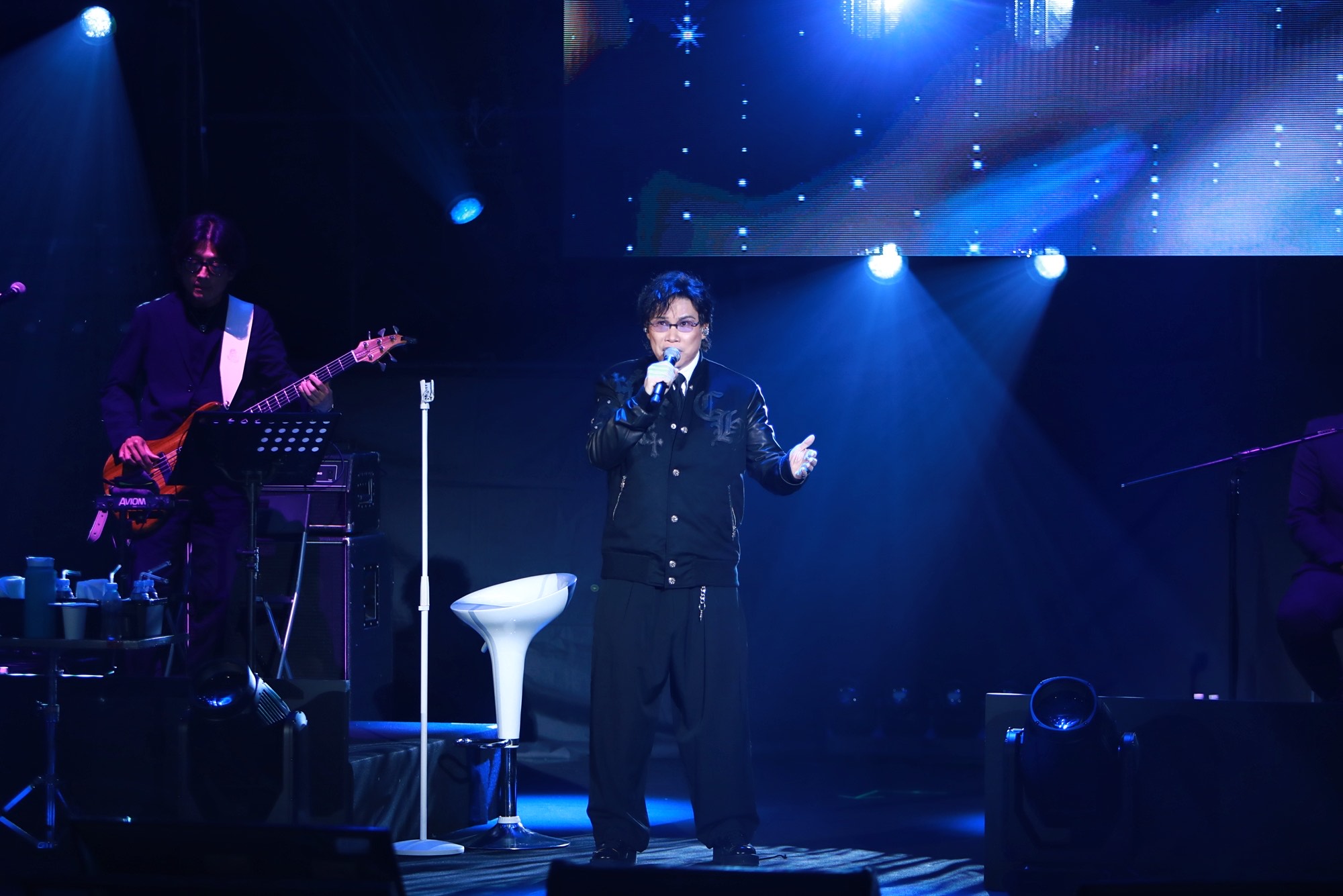 蘇永康這次是他在台灣開過演唱會中廣東歌最多的一次。（遠傳電信、D-SHOW提供）