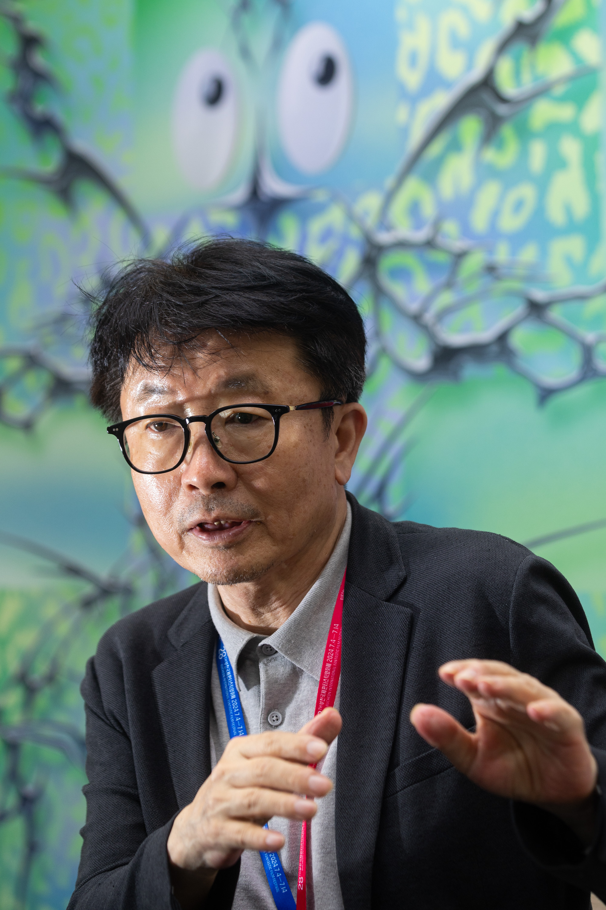 申哲是韓國資深製片，他認為AI技術未來將成為電影製作的重要助力。（BIFAN提供）