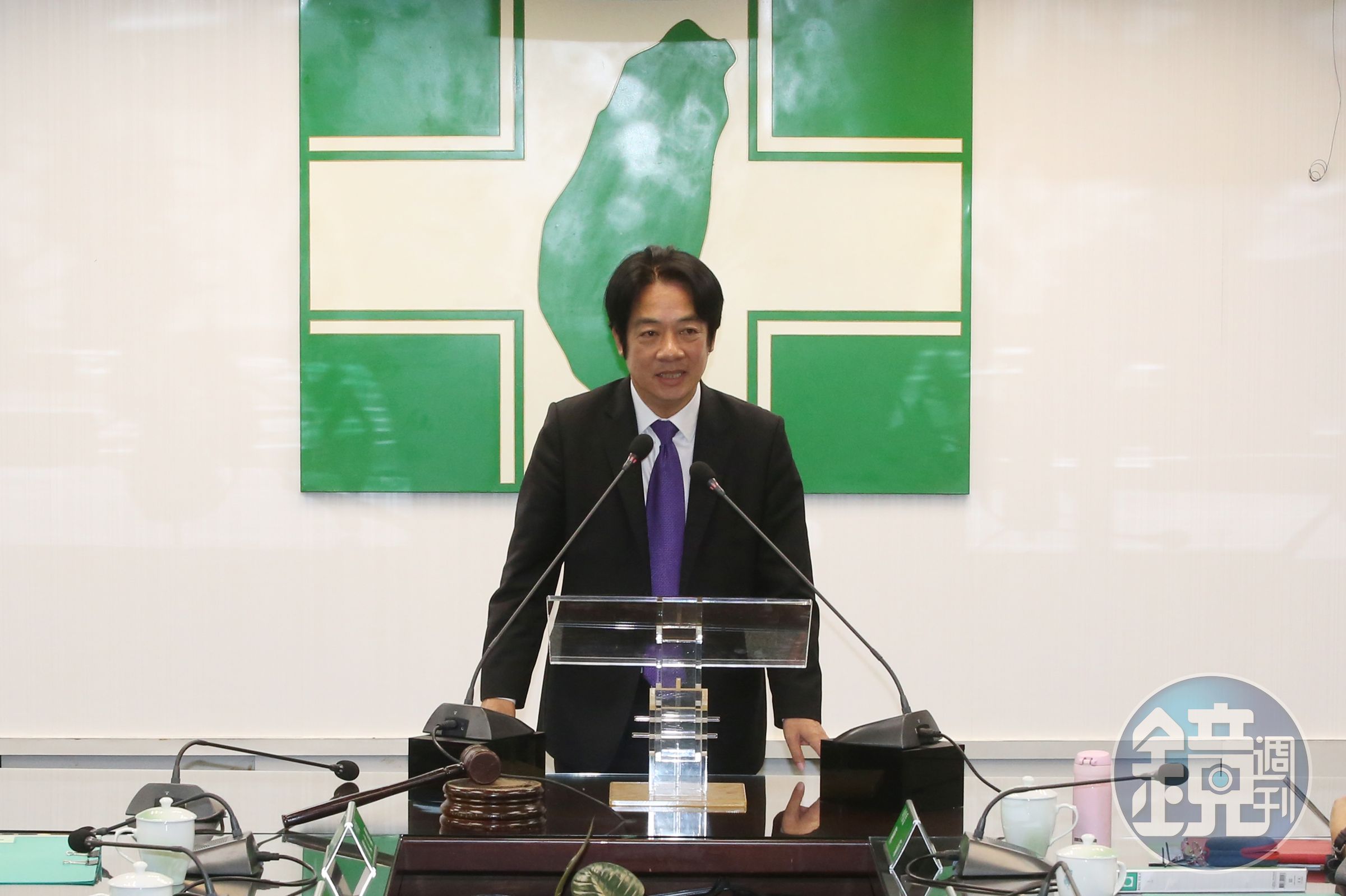 民進黨主席賴清德在民進黨中常會中提到僑外生、陸生健保議題。（本刊資料照）