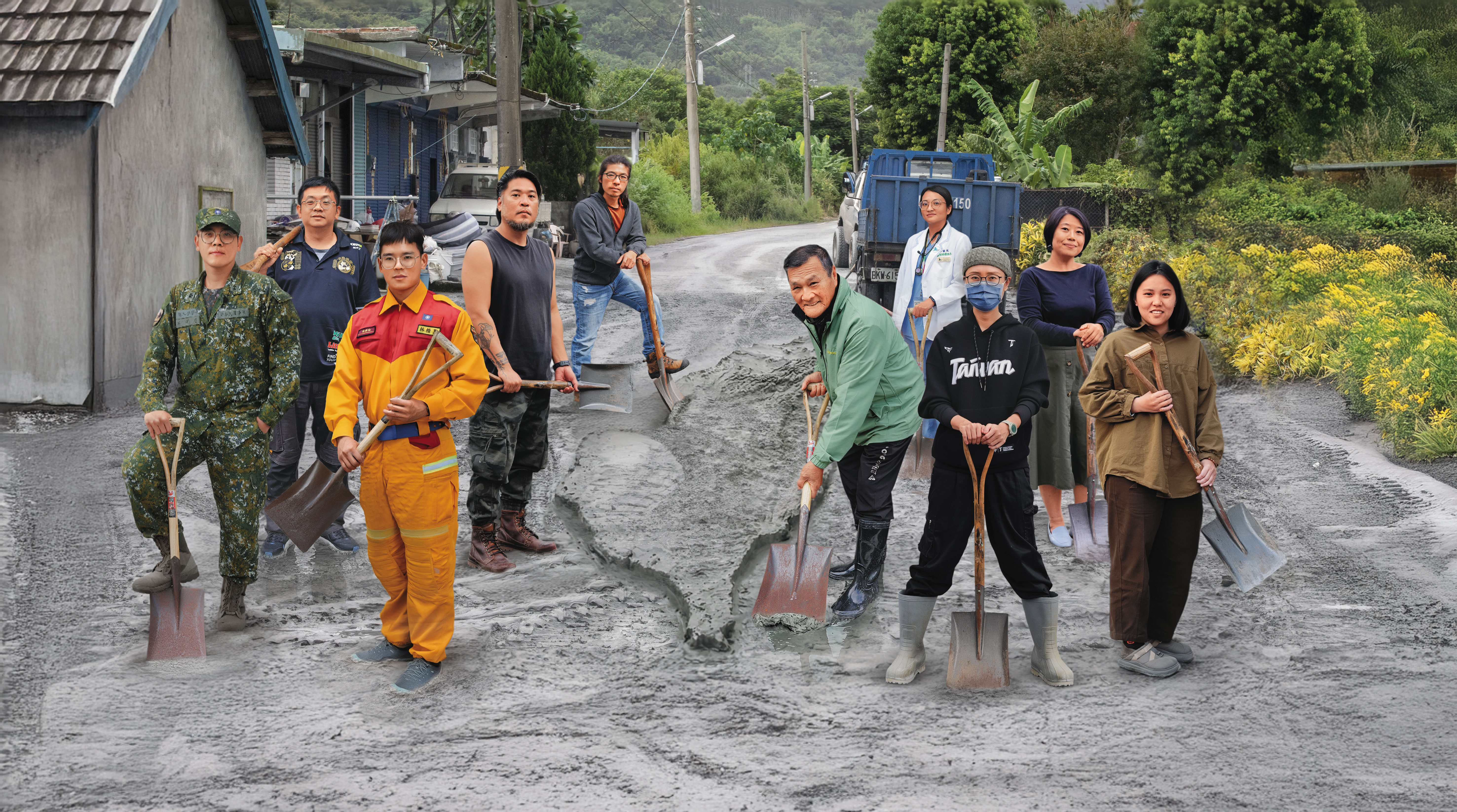 台灣任何一處受難,各領域的人都會以自己的專業支援,這是全民的韌性。