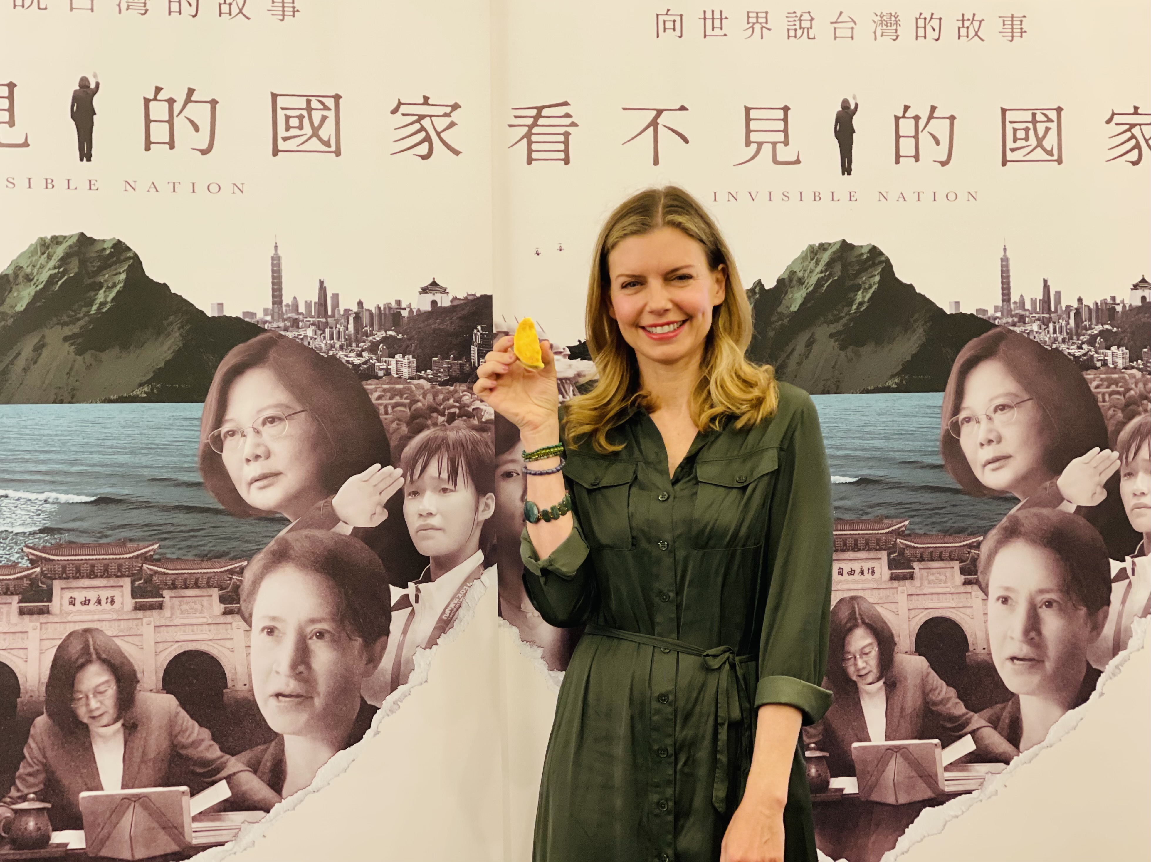 《看不見的國家》美國導演葛靜文來台舉辦記者會，分享她以外國人視角拍攝該片的心路歷程。（海鵬提供）