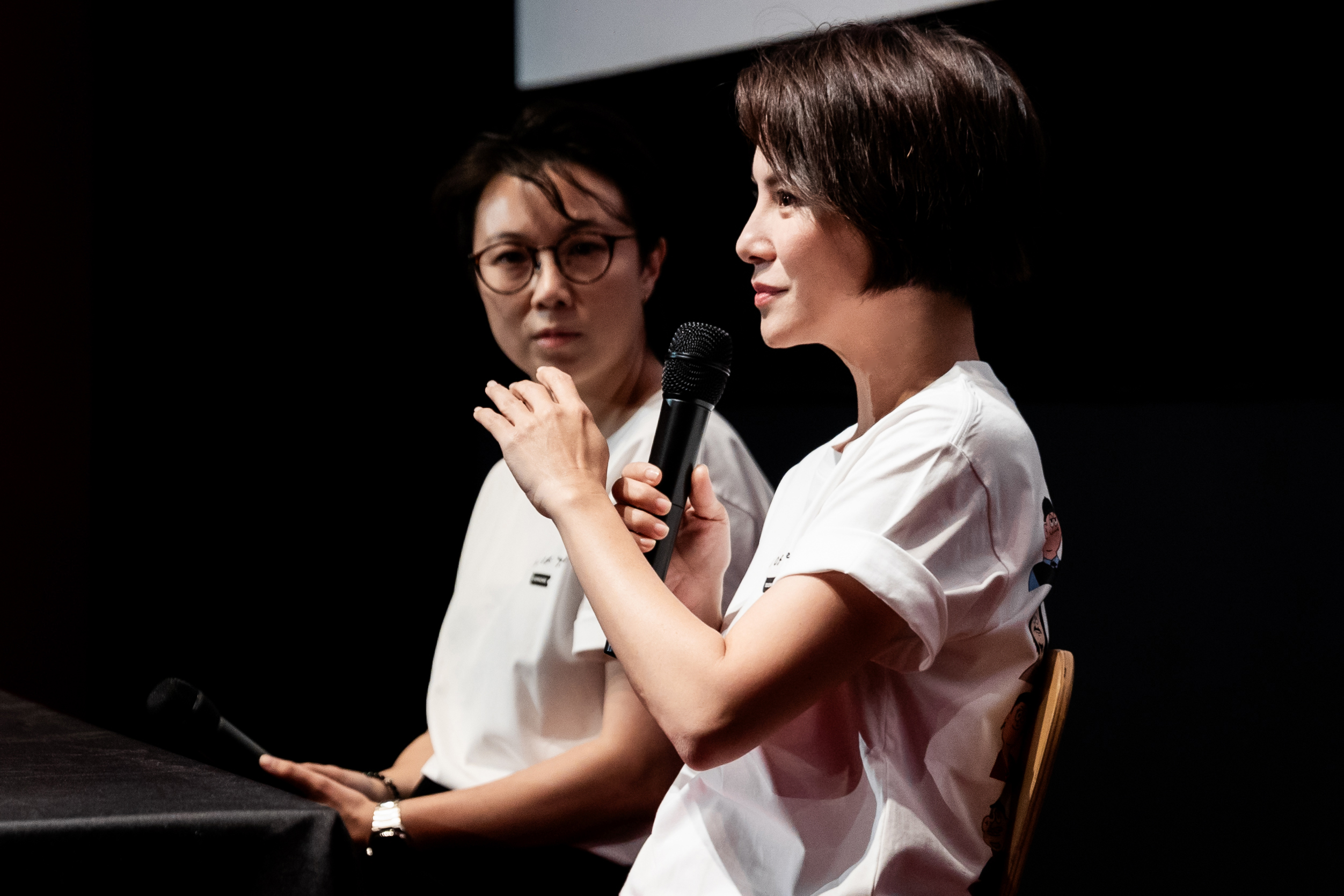 來台參加電影《愛情城事》「電影搶先看暨影人座談」活動，李心潔獲得不少觀眾的反饋。