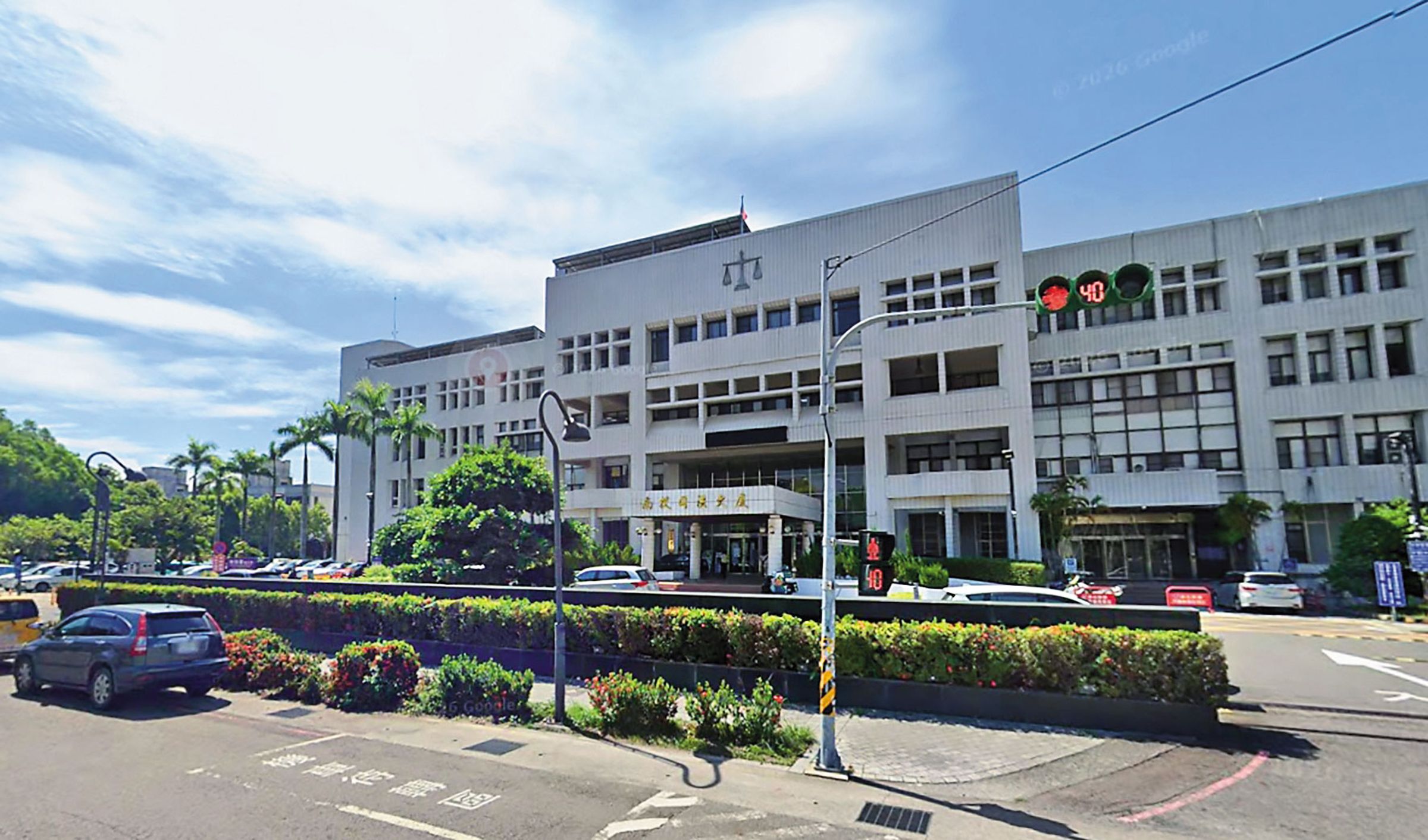 南投地方法院（圖）遭張禮安竊取大量資料及偷用公務電腦後，已強化資安管控。（翻攝Google Maps）