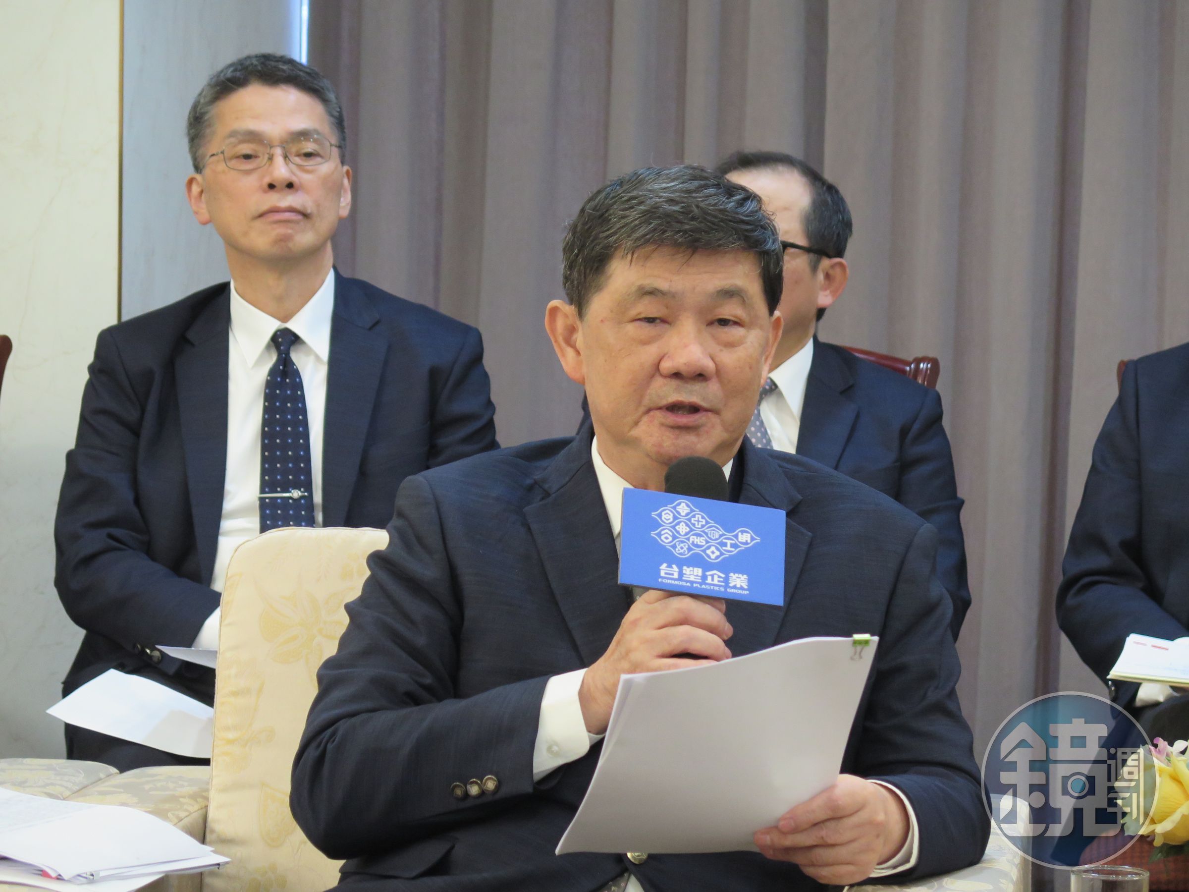 台塑董事長郭文筆。