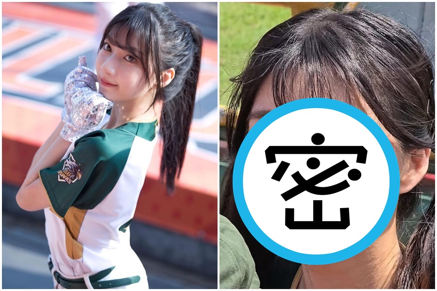 一粒被球迷拍下的特寫近照在PTT引起討論，粉絲紛紛出面替女神護航。（翻攝自一粒IG、PTT）