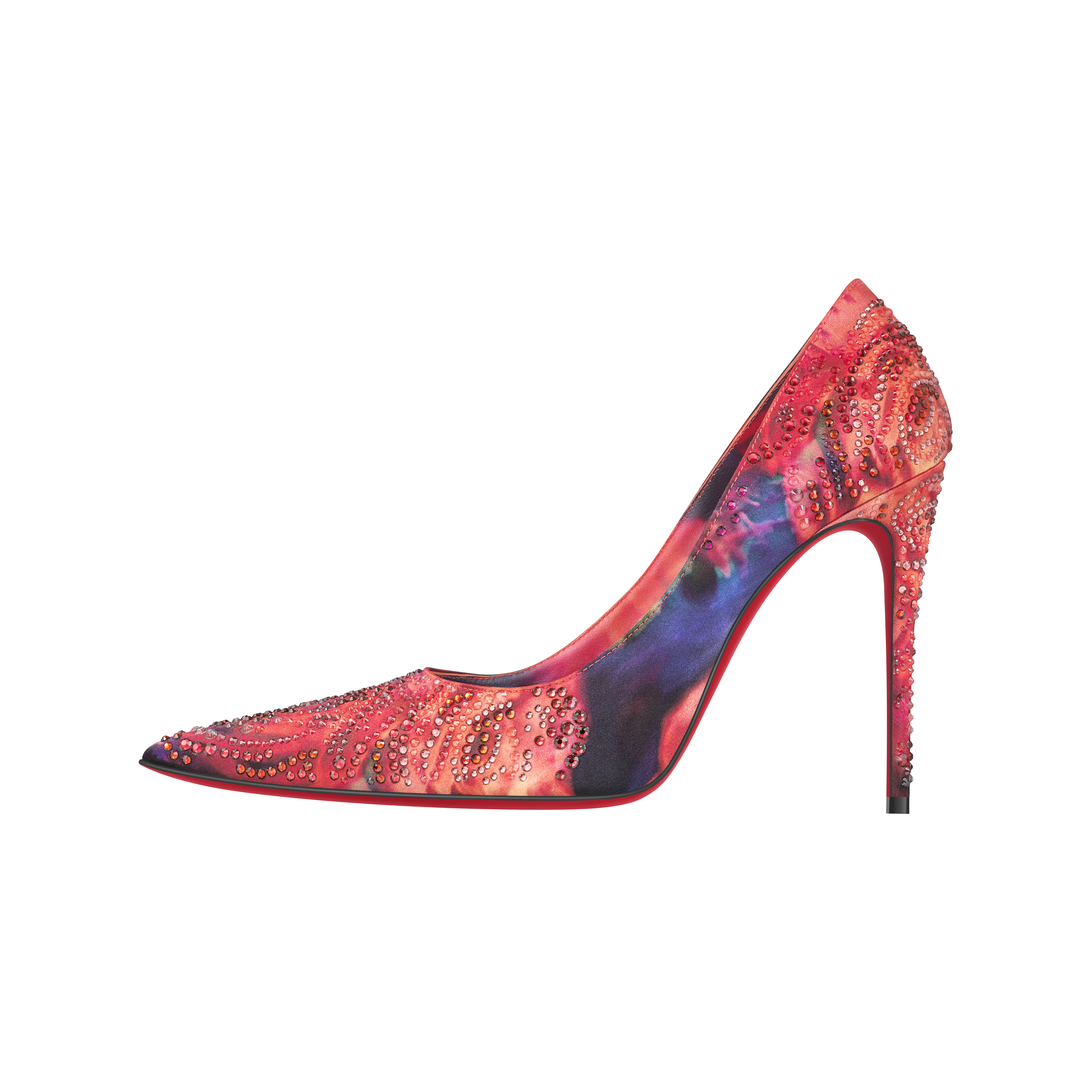 耗時三個小時純手工鑲嵌水晶的KATE MAX ROSES STRASS。NT$74,100（美之心提供）