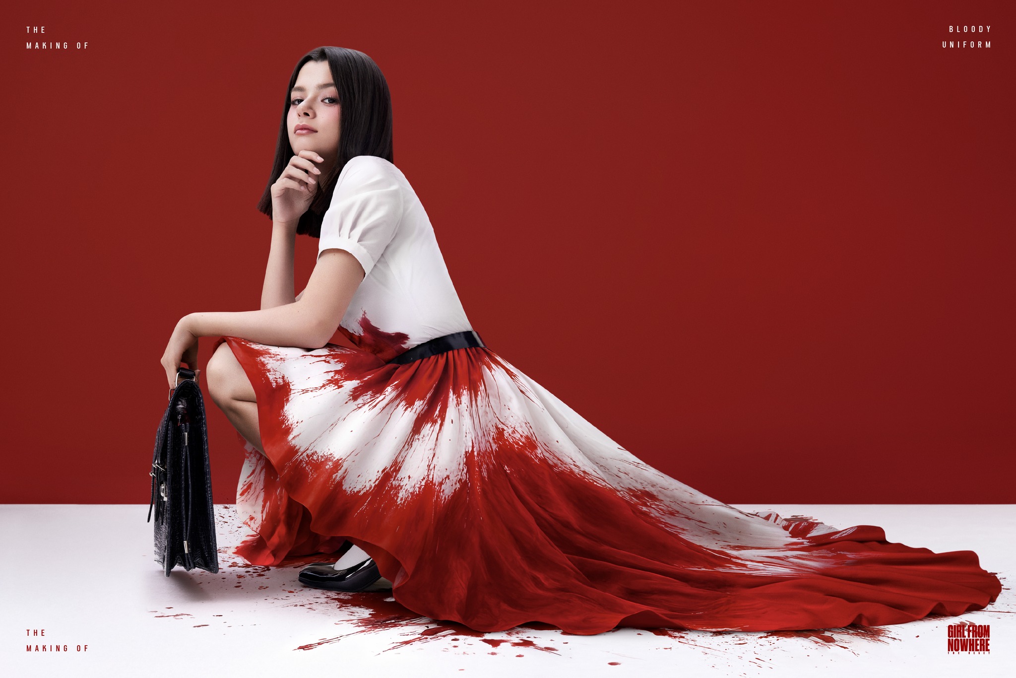 以GL走紅，打入國際時尚舞台的Becky演出娜諾，其反差性，讓這一季《轉學來的女生》未演先轟動。（เด็กใหม่ 臉書粉絲頁）
