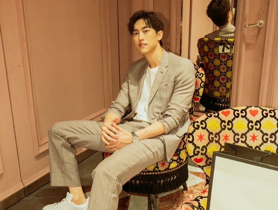 范姜彥豐在凱渥是首席男模，許多一線精品都指定用他。（翻攝自網路）