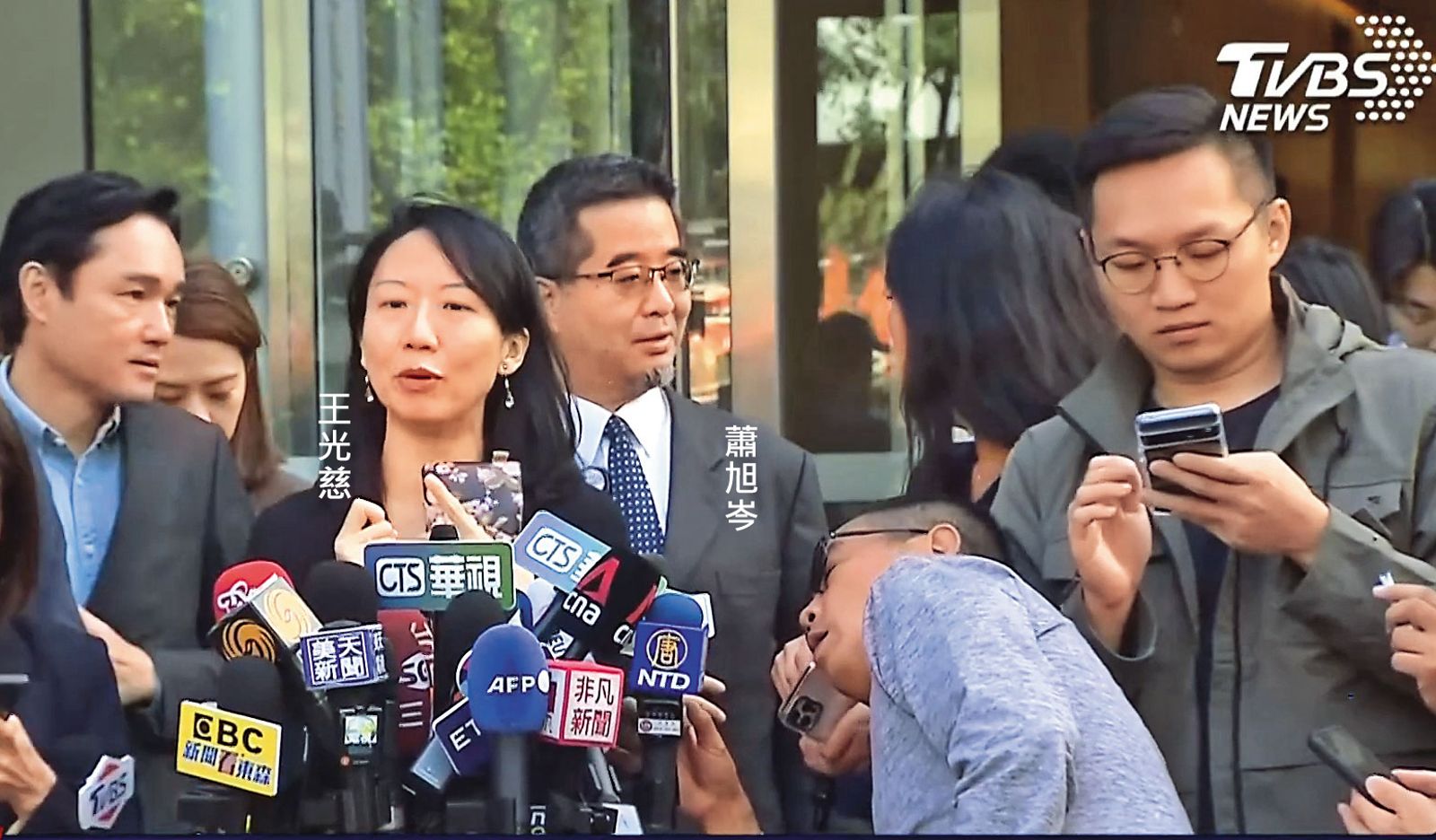 王光慈跟隨馬英九多年，黨內有人為她如今境遇抱不平。（翻攝TVBS新聞）