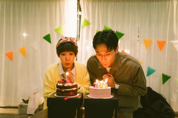 孫可芳在辦寶寶趴之時，也慶祝了36歲生日。（翻攝自孫可芳臉書）