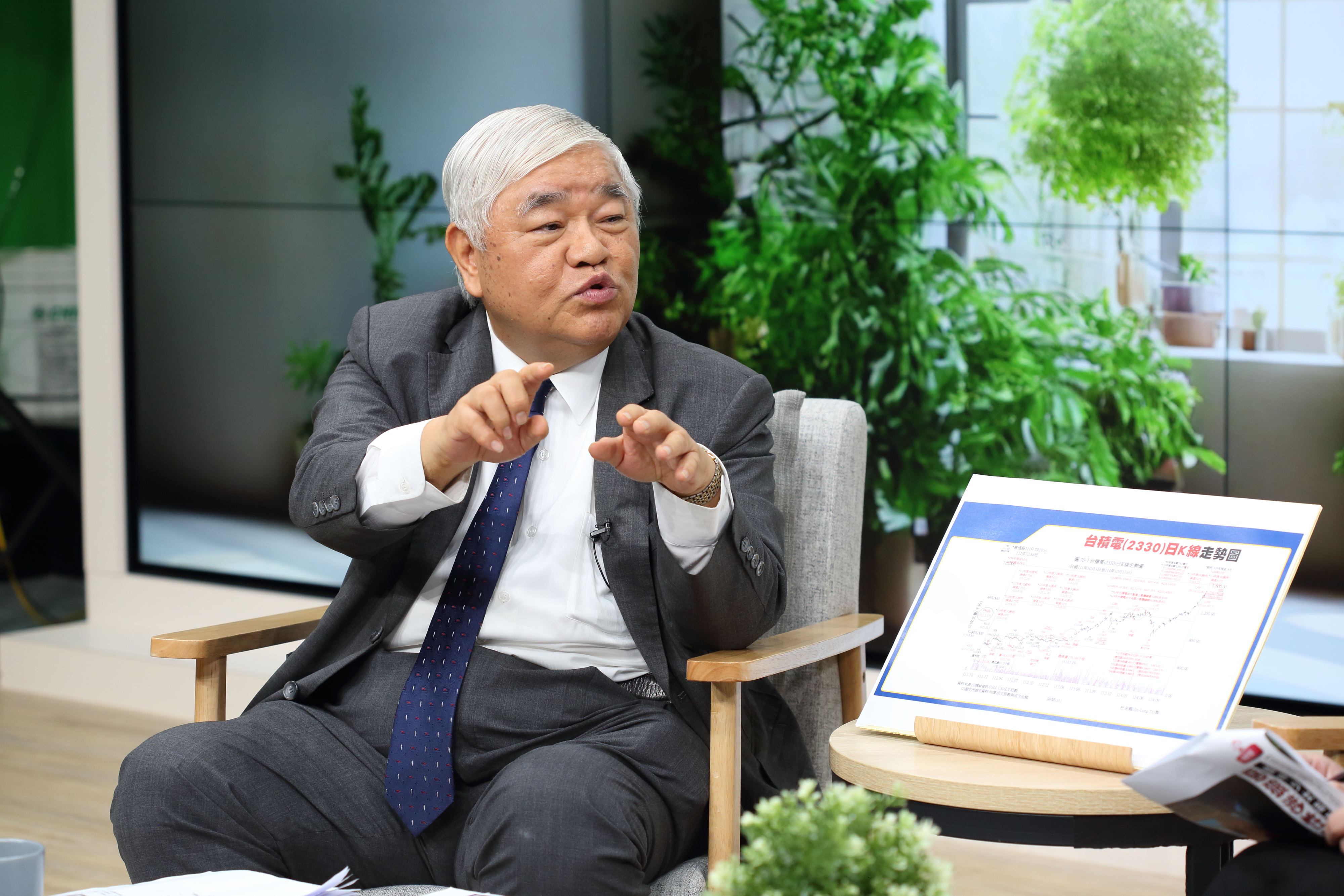 台積電每隔一陣子就會箱型整理，杜金龍設定70元～100元為範圍，買在下緣贏面大。