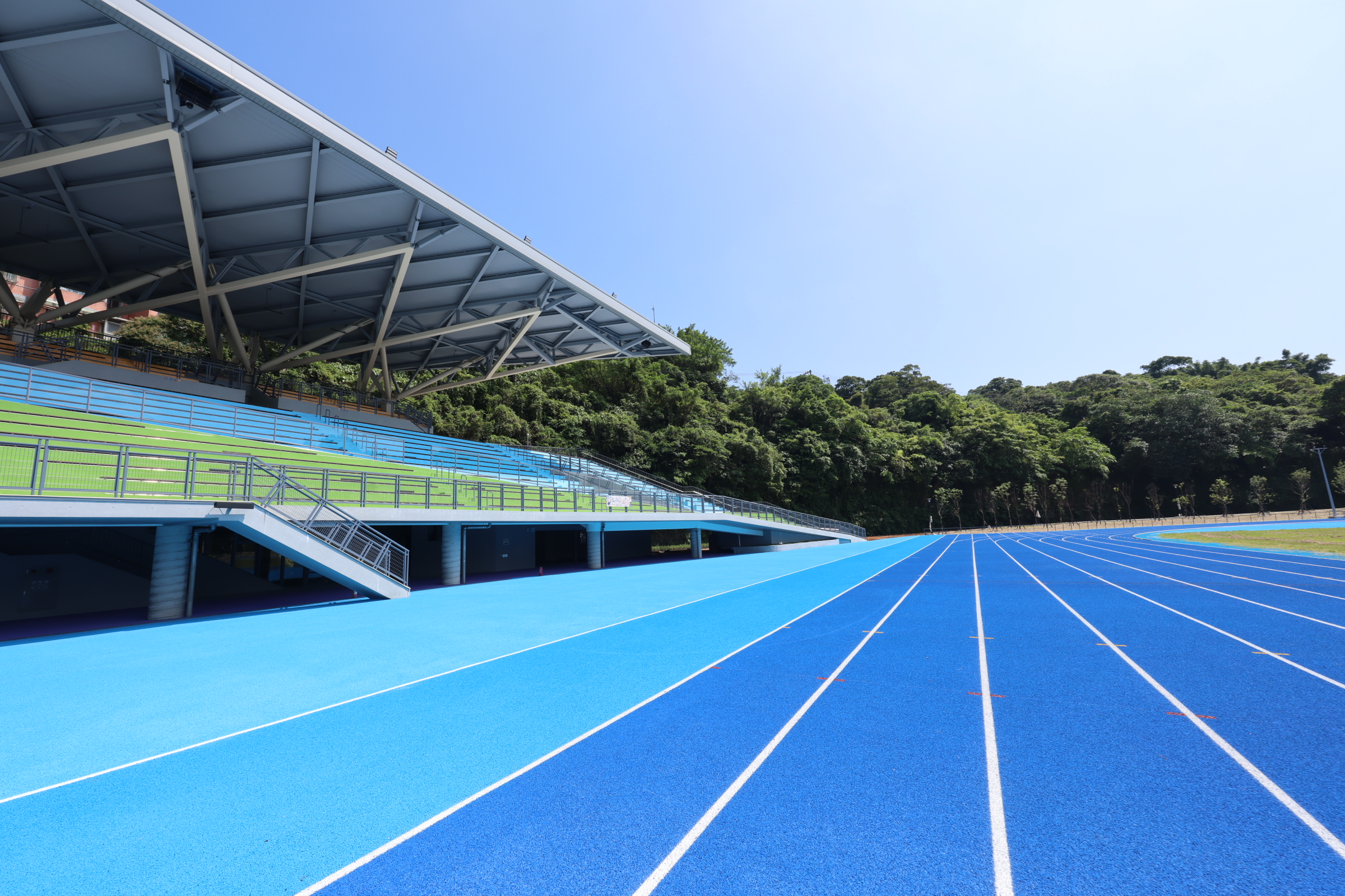 基隆運動新地標亮相!田徑場變身AI智能運動中心 9月試營運。